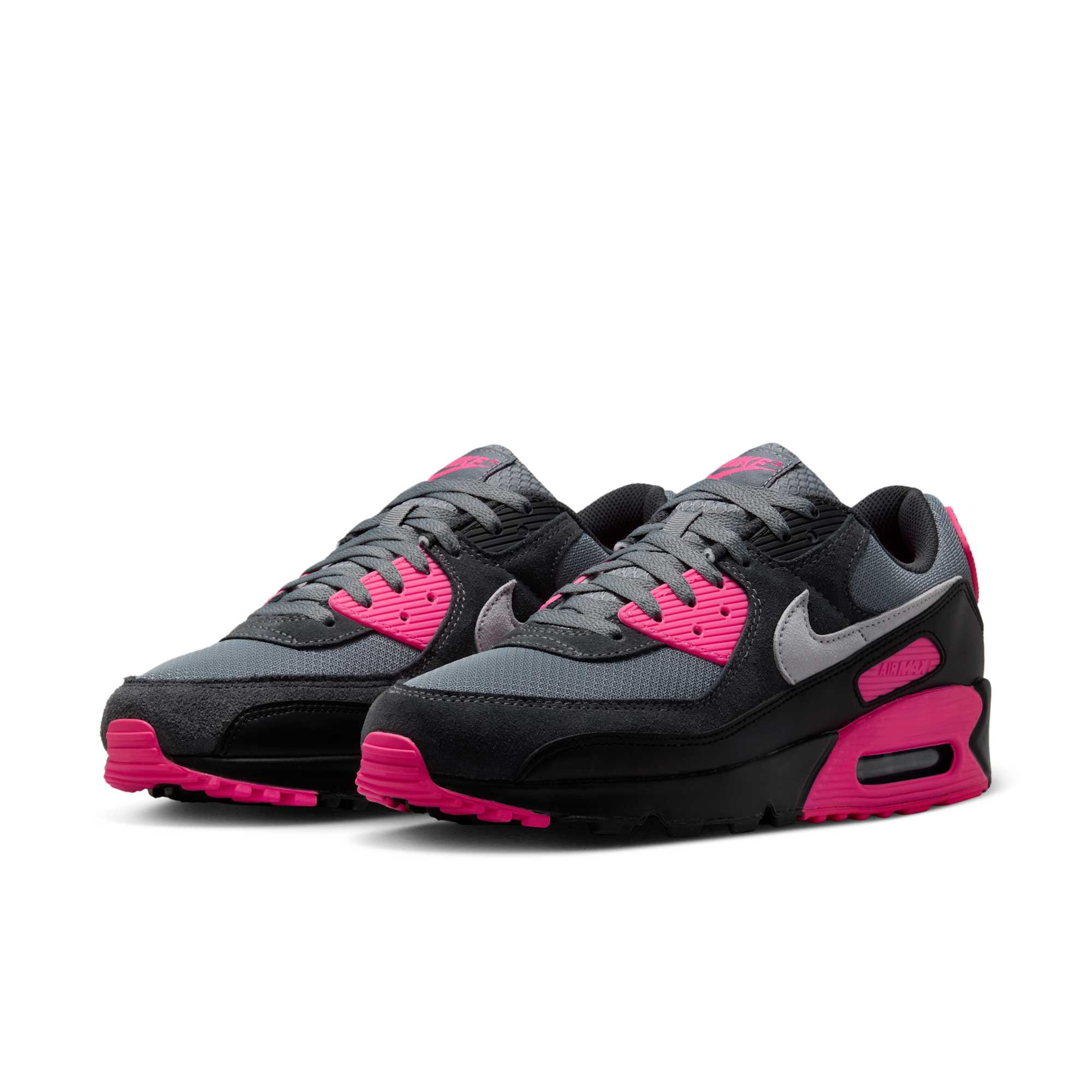 [DM0029-010] Mens Nike AIR MAX 90 'WOLF GREY HYPER PINK'