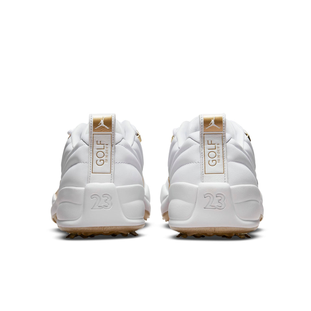 [DM0106-117] Mens Air Jordan RETRO 12 GOLF 'METALLIC GOLD'