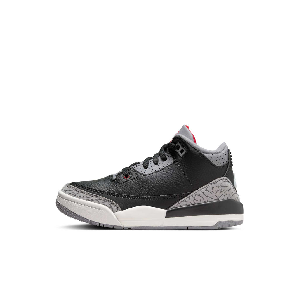 [DM0966-010] PRESCHOOL AIR JORDAN RETRO 3 'BLACK CEMENT (2024)' (PS)
