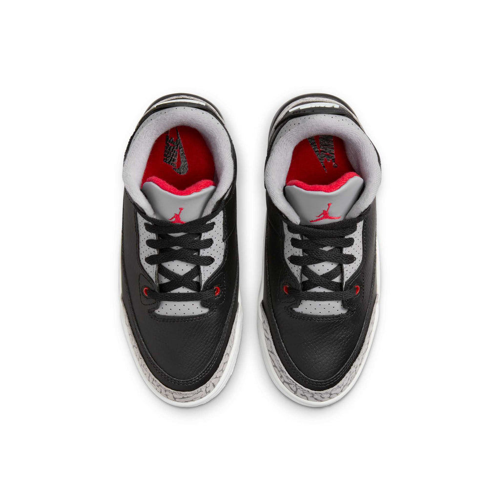 [DM0966-010] PRESCHOOL AIR JORDAN RETRO 3 'BLACK CEMENT (2024)' (PS)