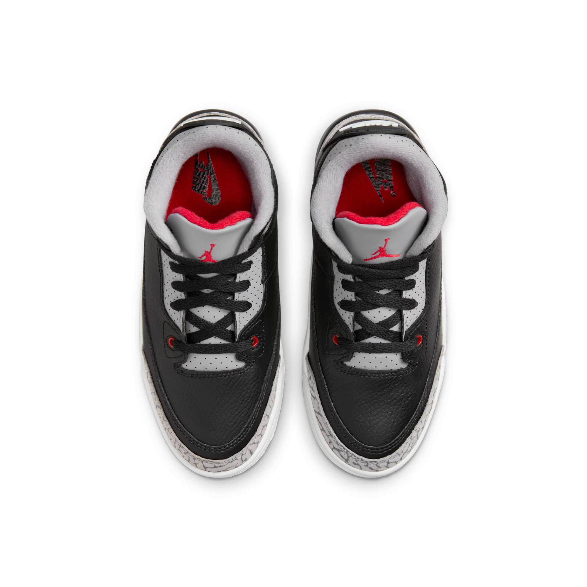 [DM0966-010] PRESCHOOL AIR JORDAN RETRO 3 'BLACK CEMENT (2024)' (PS)