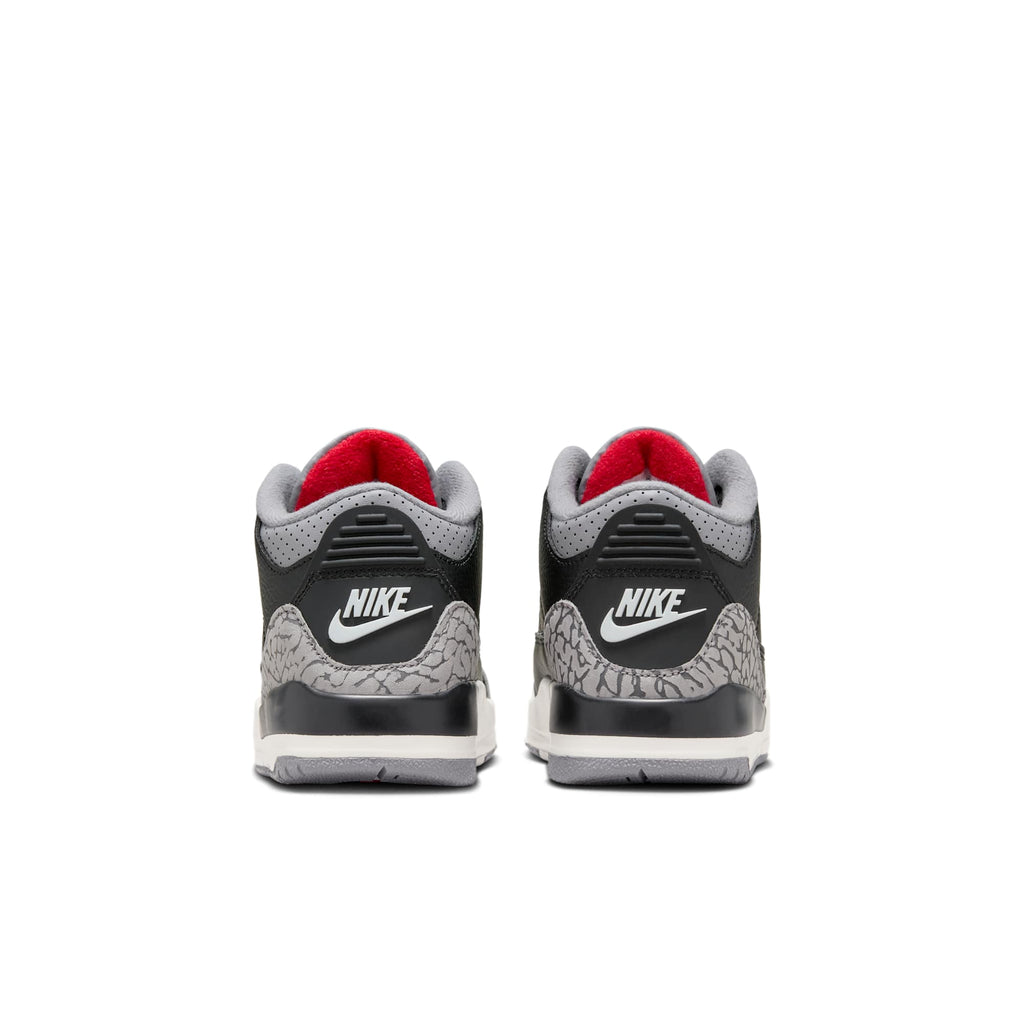 [DM0966-010] PRESCHOOL AIR JORDAN RETRO 3 'BLACK CEMENT (2024)' (PS)