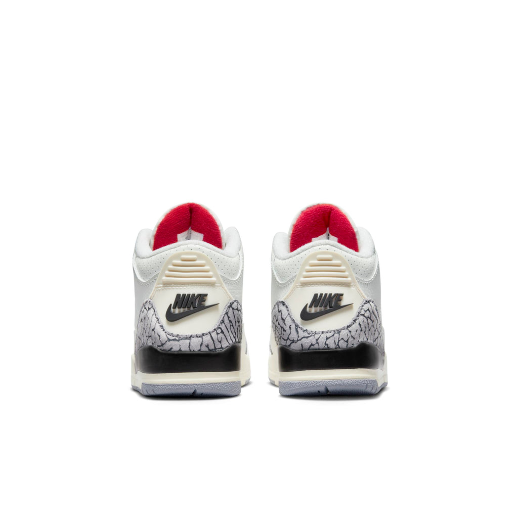[DM0966-100] Preschool Air Jordan Retro 3 'White Cement Reimagined' (PS)
