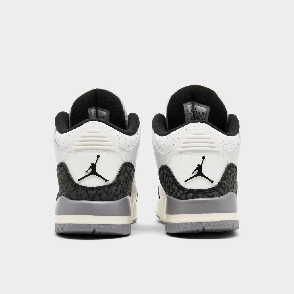 [DM0966-106] PRESCHOOL AIR JORDAN RETRO 3 'CEMENT GREY (PS)'