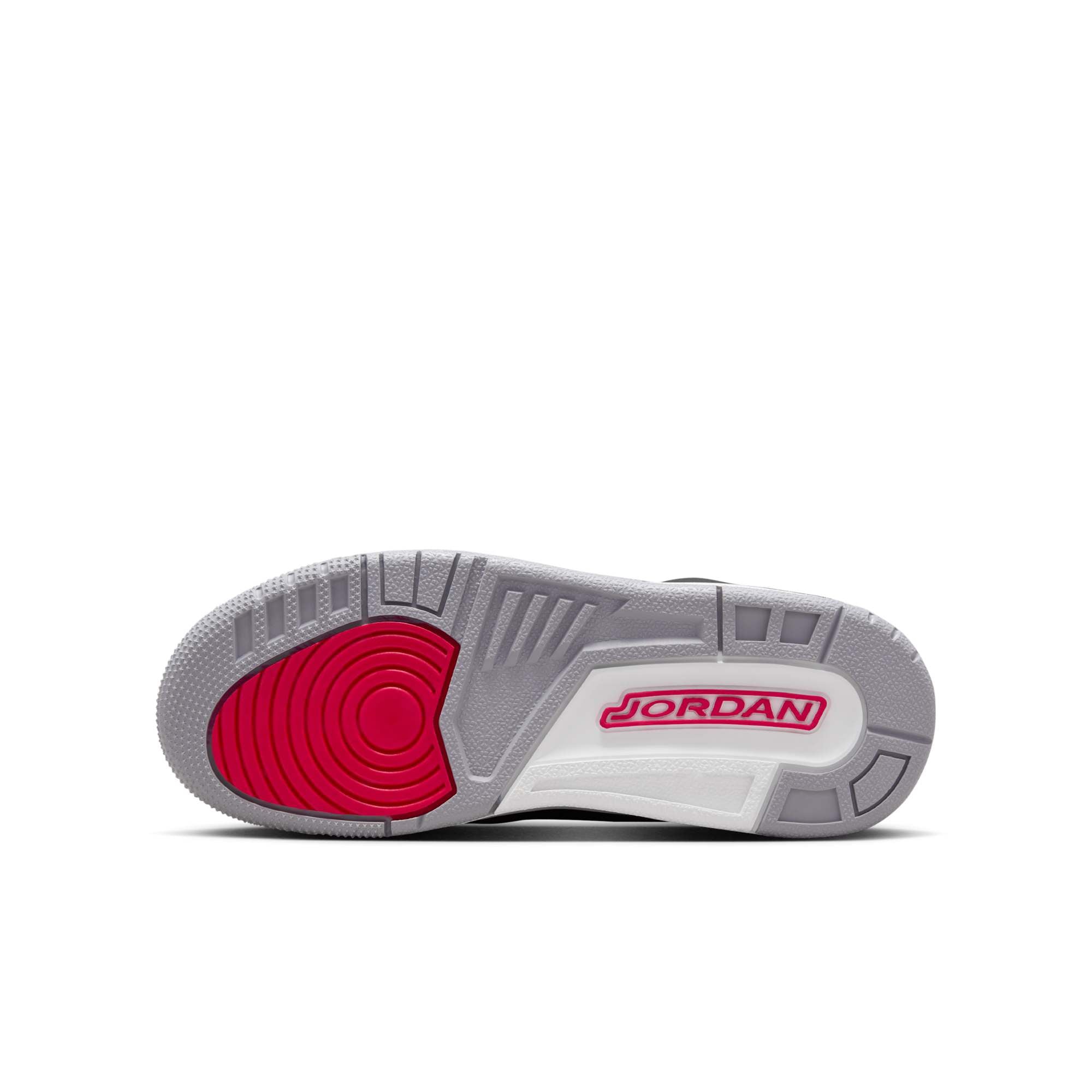 [DM0967-010] GRADE SCHOOL AIR JORDAN RETRO 3 "BLACK CEMENT"