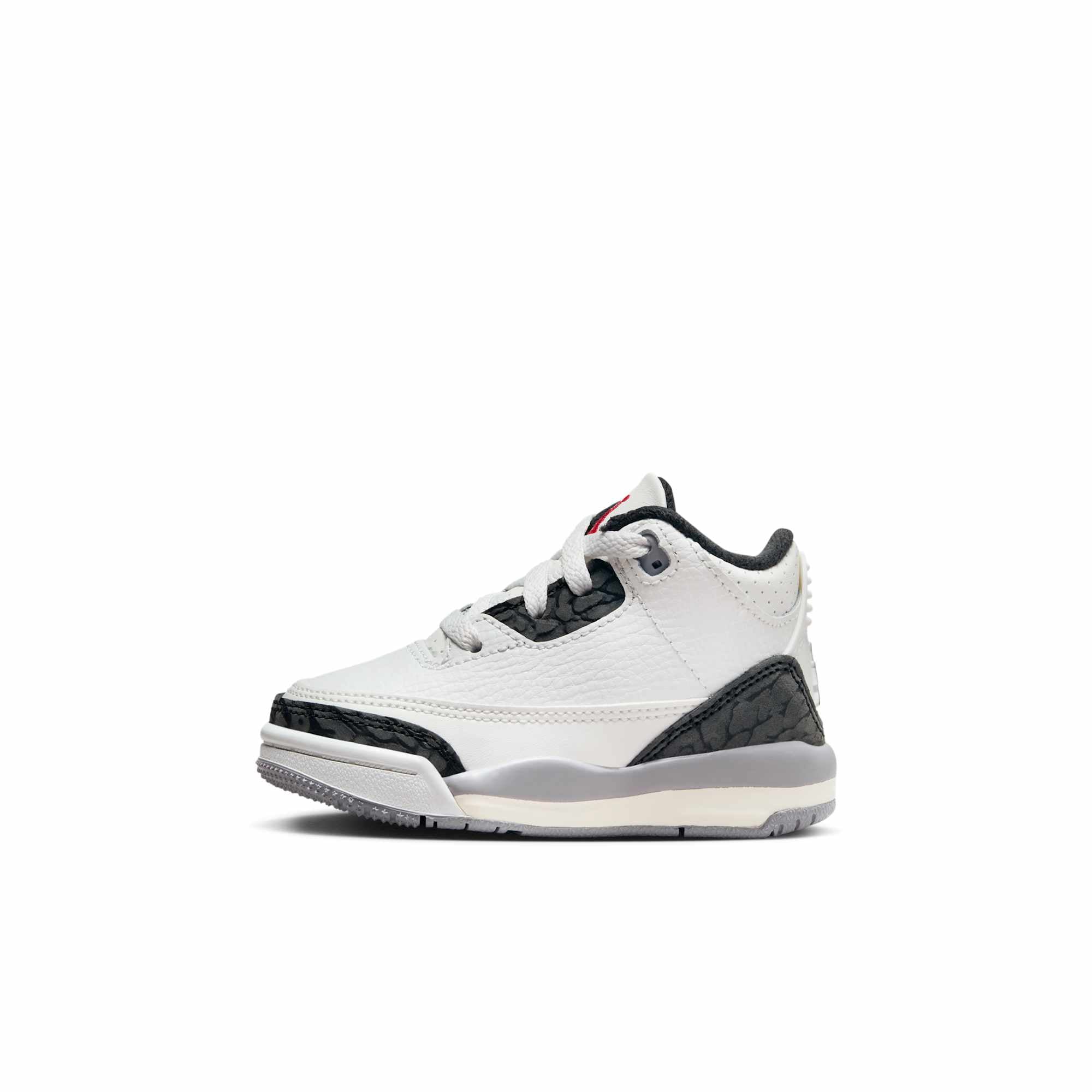 [DM0968-106] Toddlers Air Jordan RETRO 3 'CEMENT GREY (TD)' (Hard Bottom)