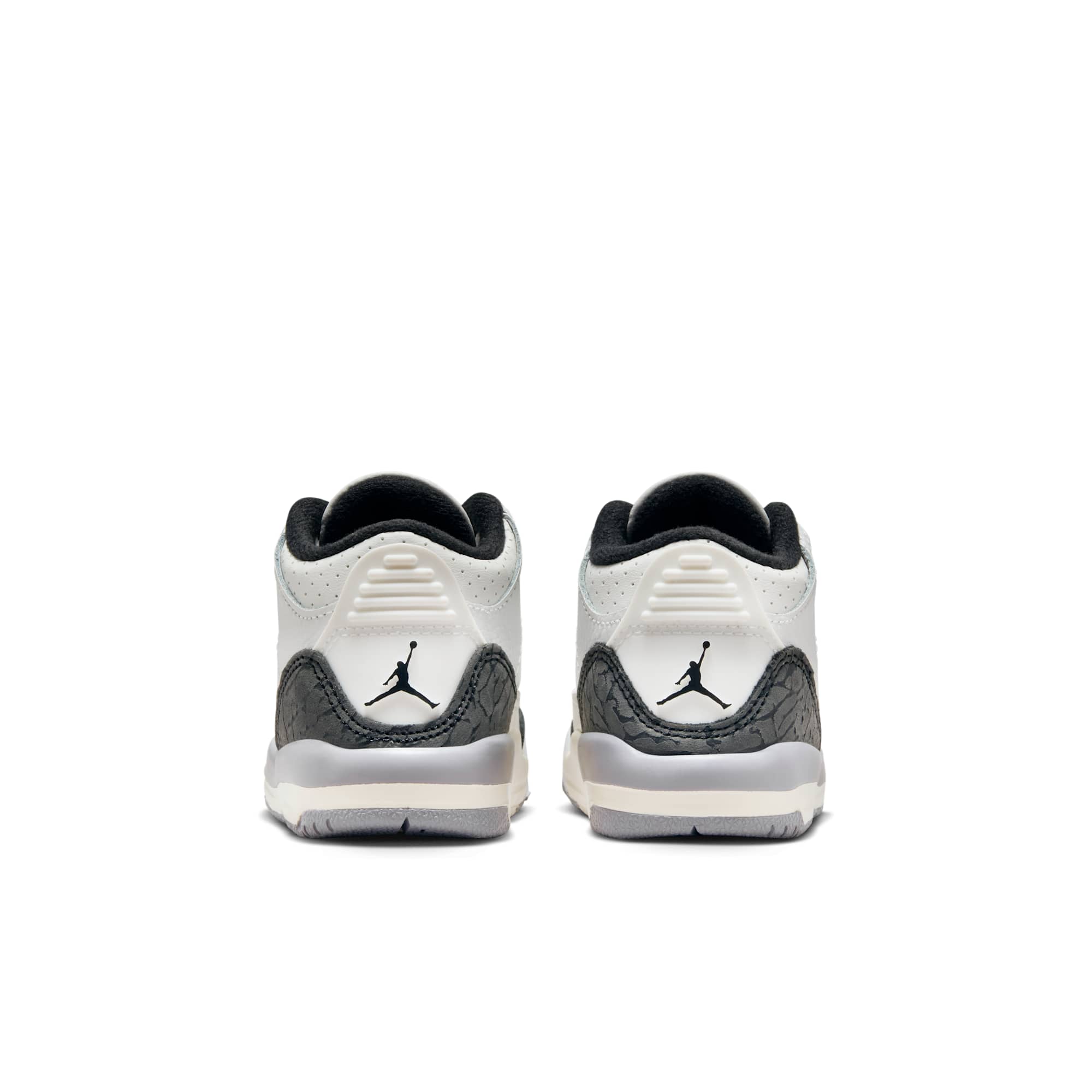 [DM0968-106] Toddlers Air Jordan RETRO 3 'CEMENT GREY (TD)' (Hard Bottom)