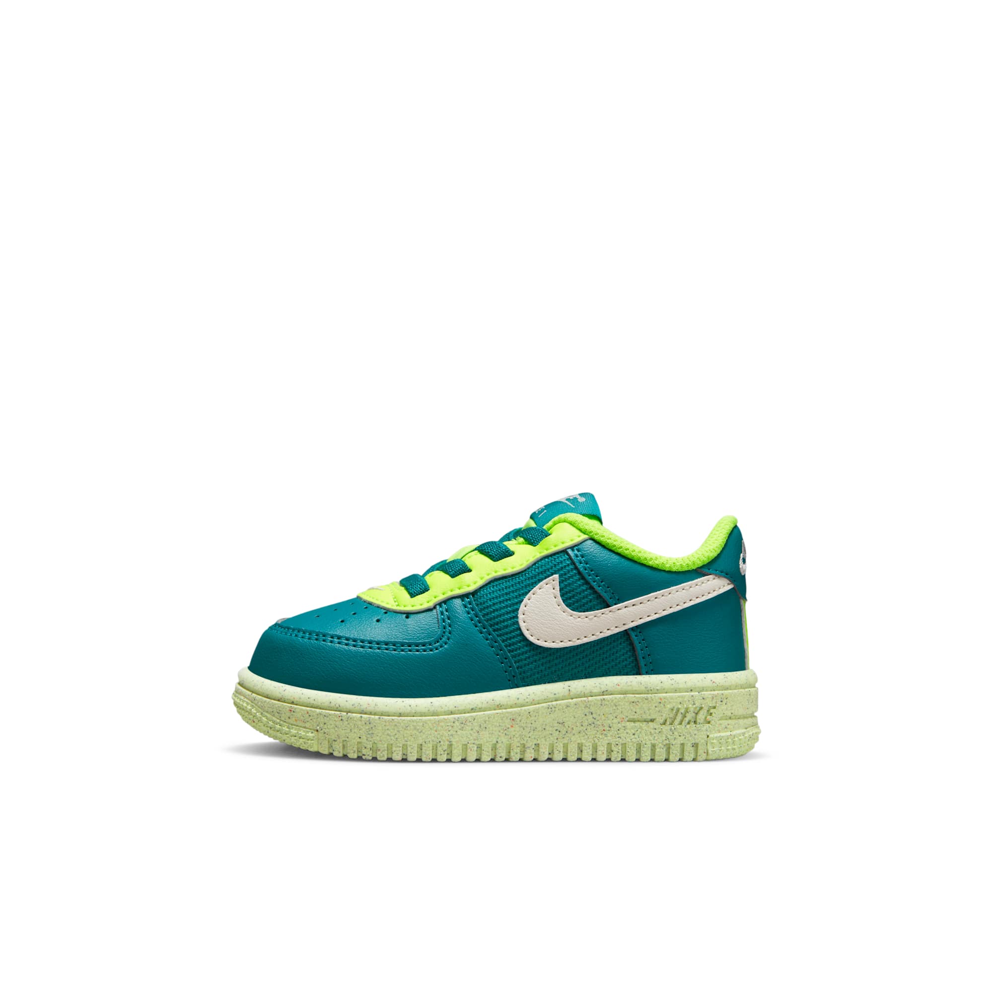 [DM1088-300] TODDLERS NIKE AIR FORCE 1 CRATER NEXT NATURE 'BRIGHT SPRUCE VOLT'
