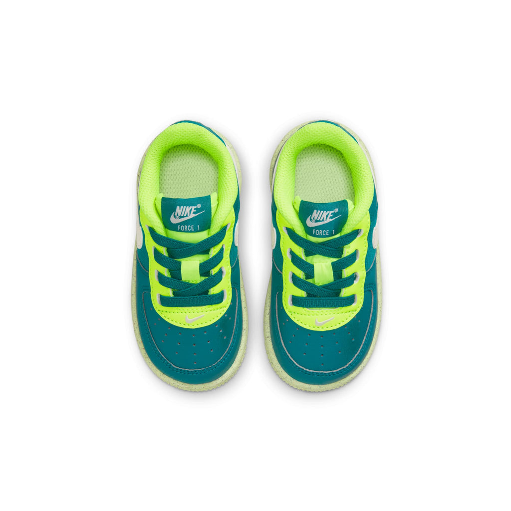 [DM1088-300] TODDLERS NIKE AIR FORCE 1 CRATER NEXT NATURE 'BRIGHT SPRUCE VOLT'