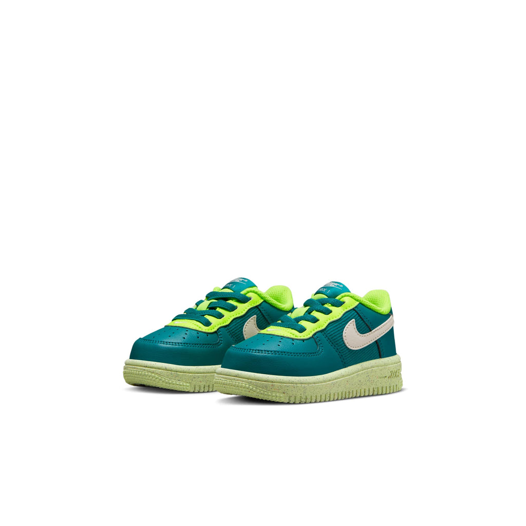 [DM1088-300] TODDLERS NIKE AIR FORCE 1 CRATER NEXT NATURE 'BRIGHT SPRUCE VOLT'