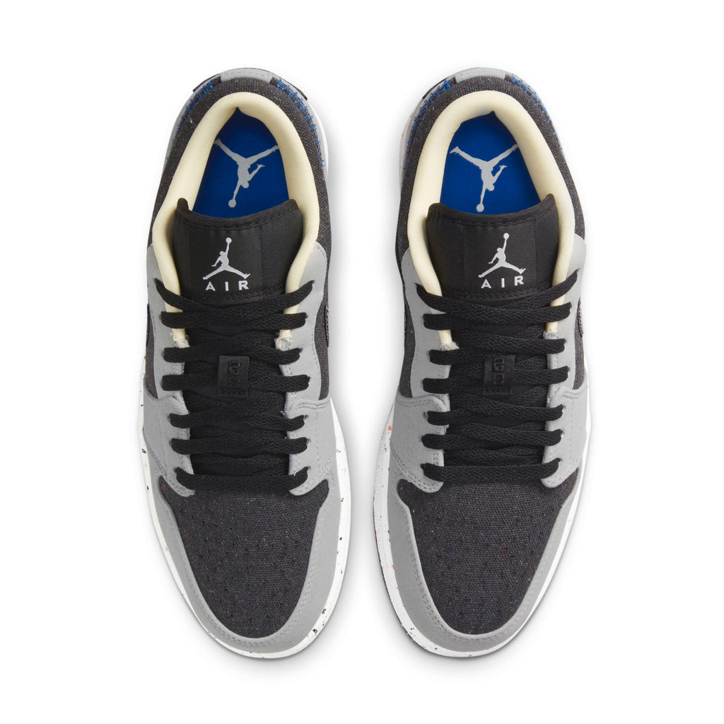 [DM4657-001] Mens Air Jordan Retro 1 Low SE 'Crater Black Grey'