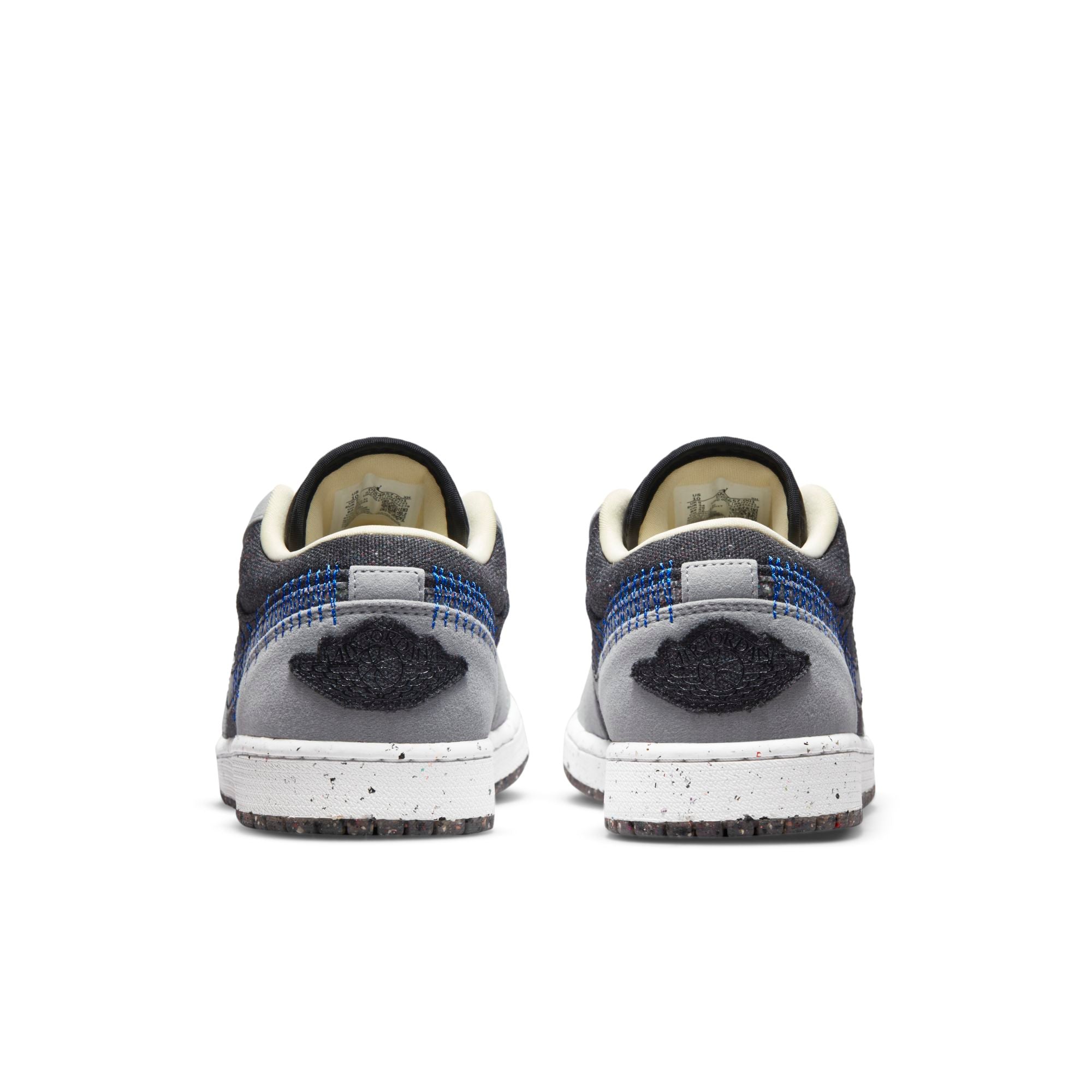 [DM4657-001] Mens Air Jordan Retro 1 Low SE 'Crater Black Grey'