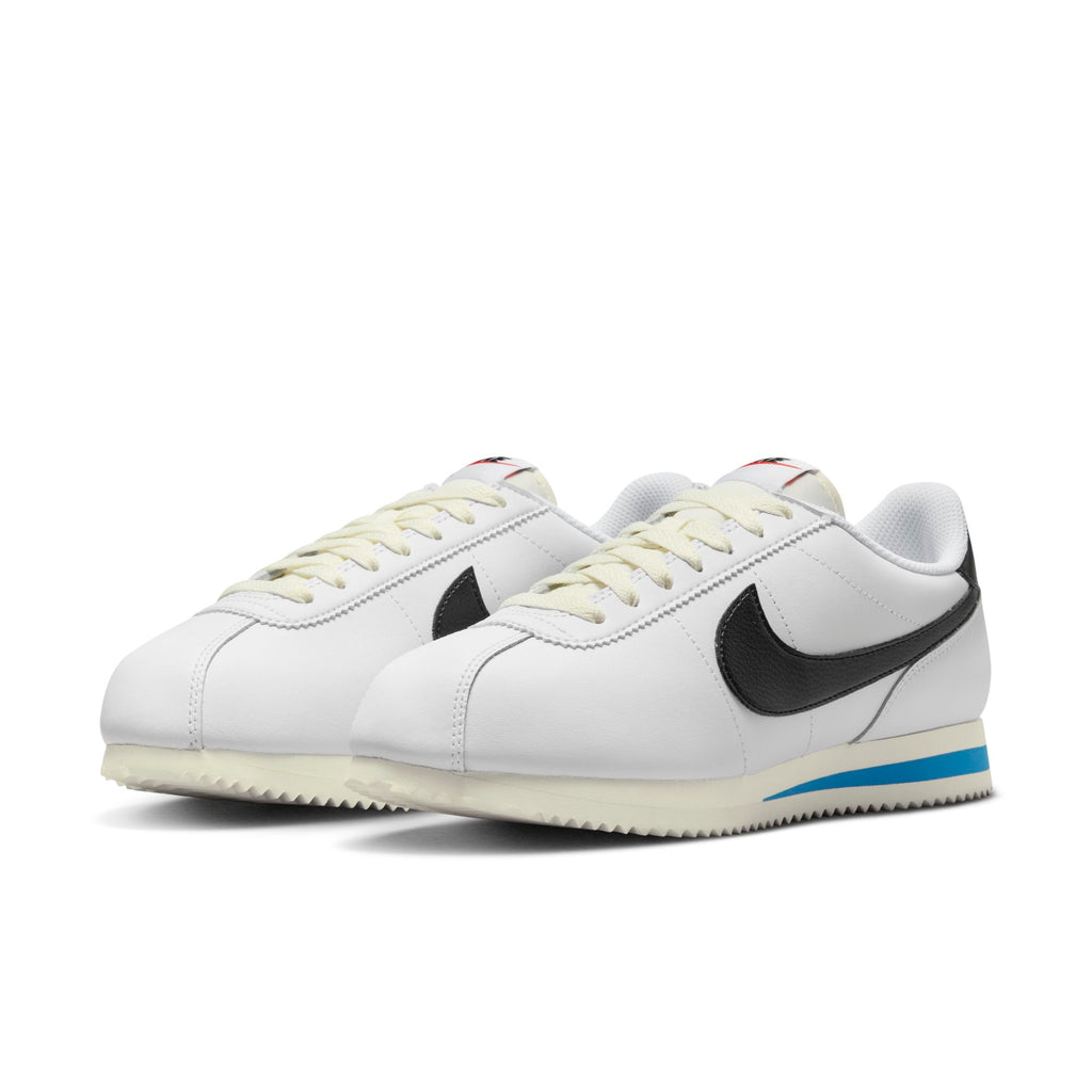 [DN1791-100] Womens Nike CORTEZ 'WHITE BLACK LIGHT PHOTO BLUE'