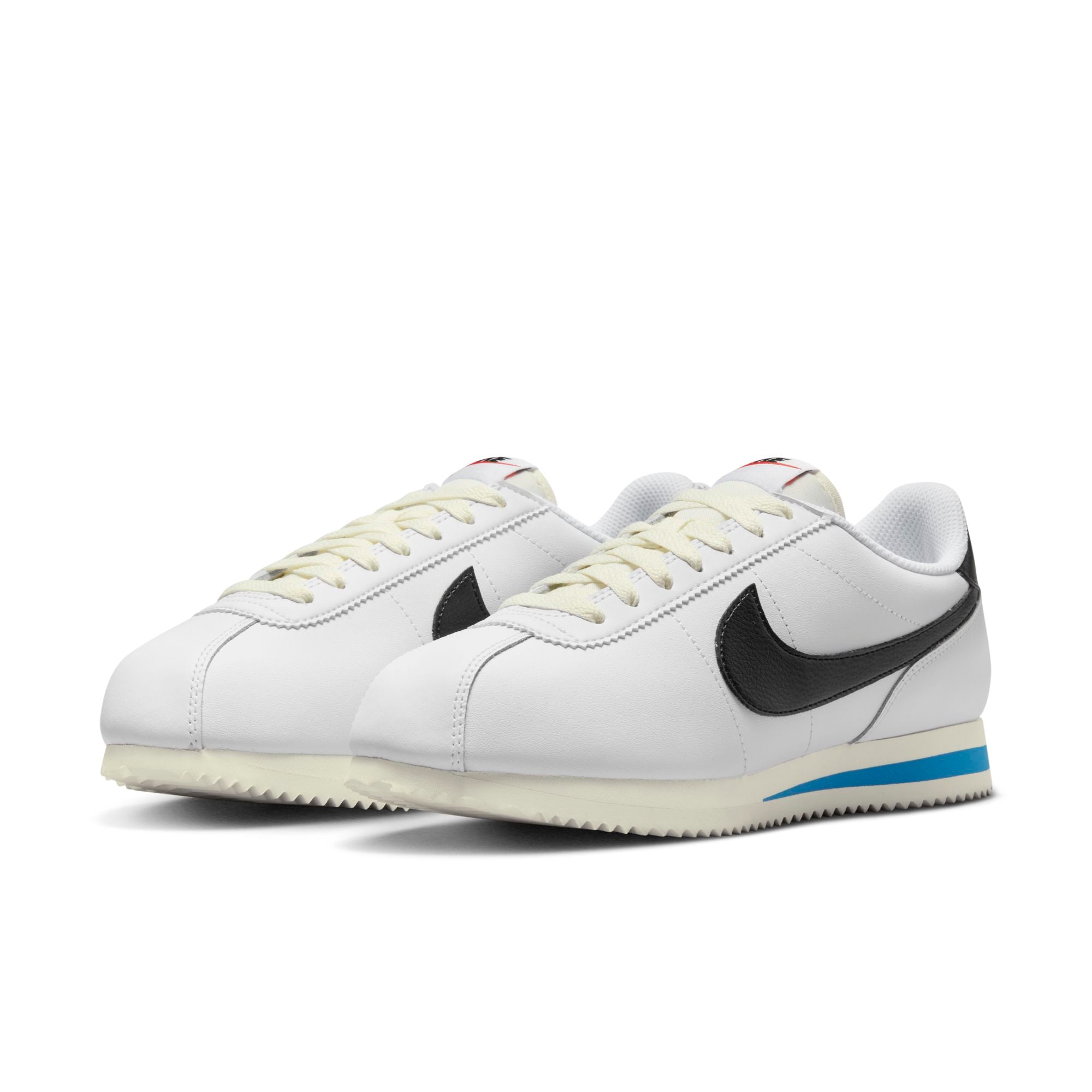 [DN1791-100] Womens Nike CORTEZ 'WHITE BLACK LIGHT PHOTO BLUE'