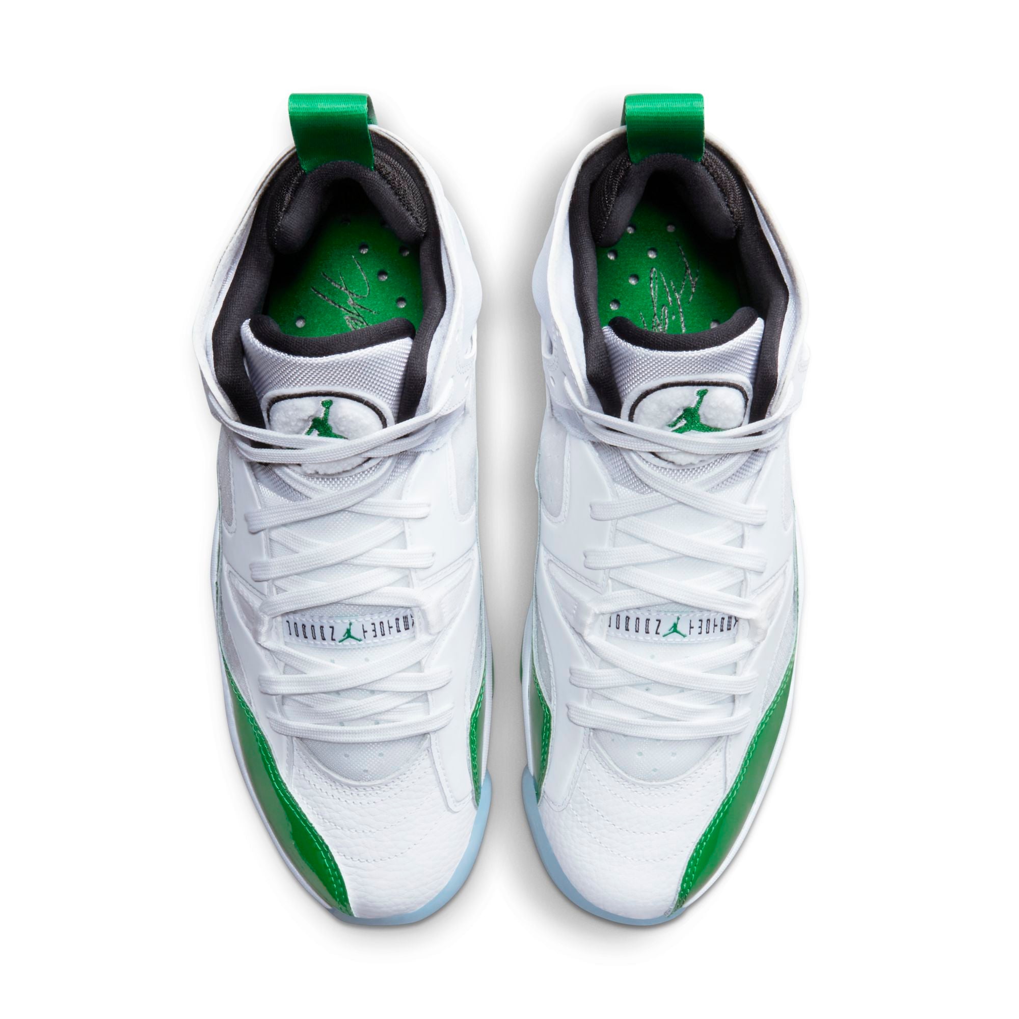 [DO1925-130] Mens Air Jordan JUMPMAN TWO TREY 'WHITE LUCKY GREEN'