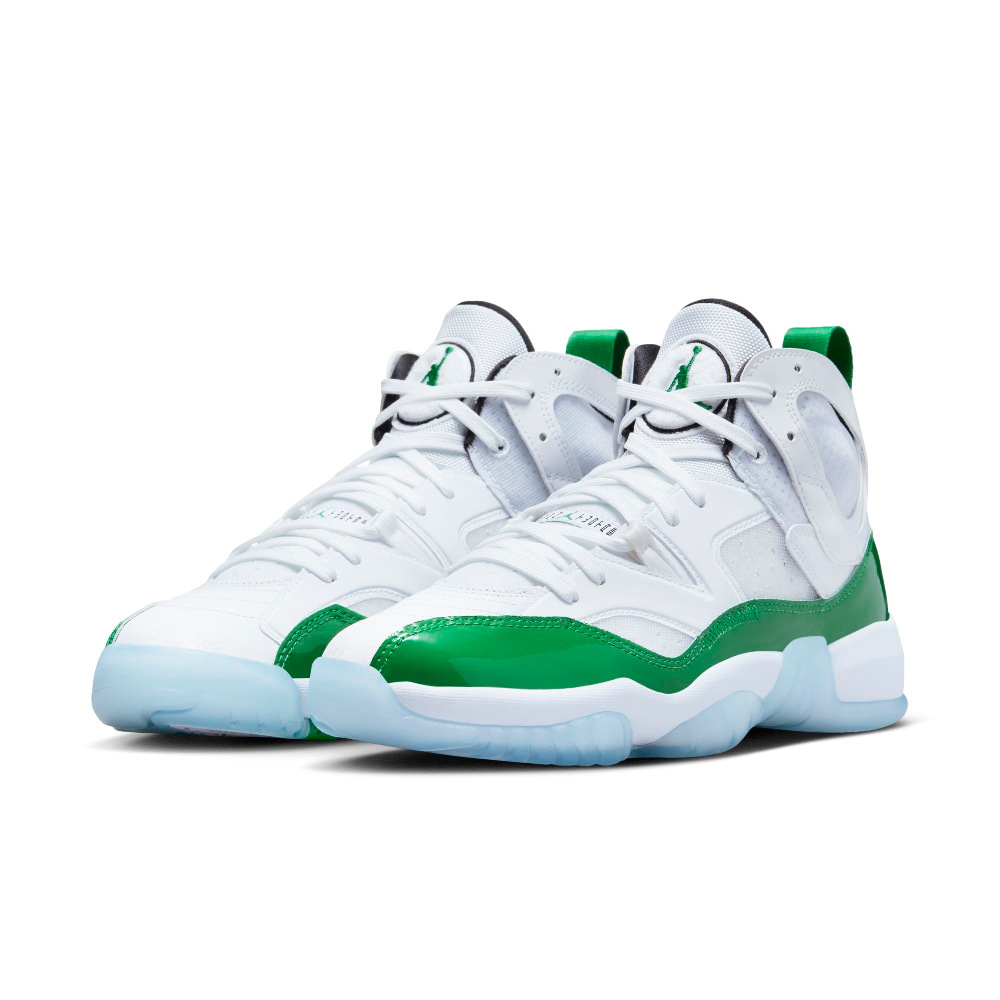 [DO1925-130] Mens Air Jordan JUMPMAN TWO TREY 'WHITE LUCKY GREEN'