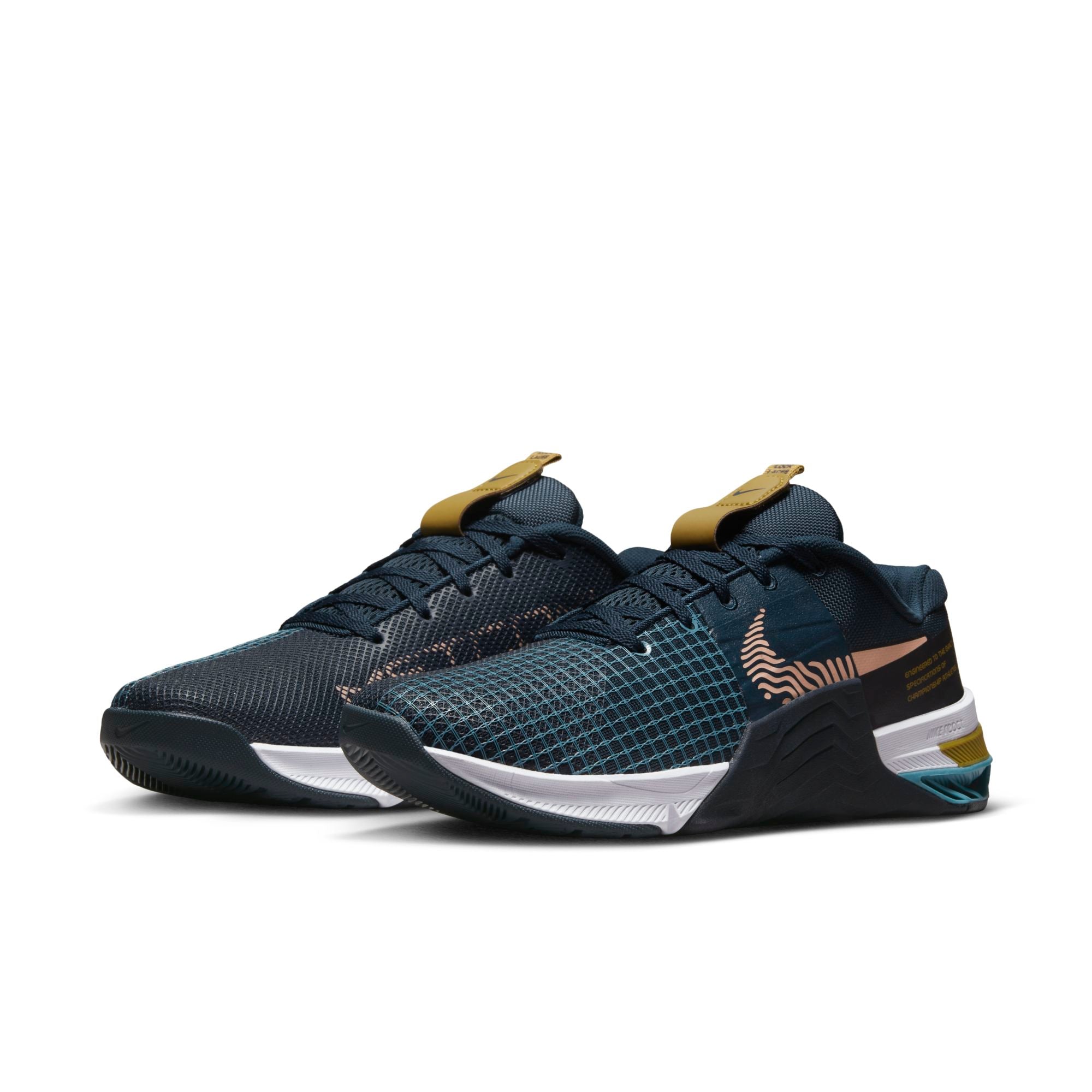 [DO9328-401] Mens Nike METCON 8 'ARMORY NAVY OBSIDIAN CERULEAN ARCTIC ORANGE'