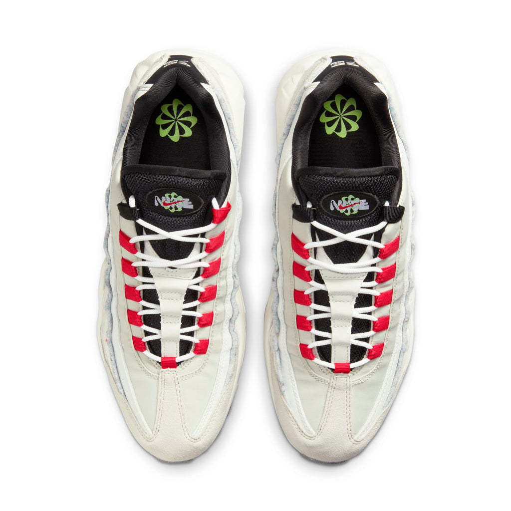 [DQ0268-002] Mens Nike AIR MAX 95 'LIGHT BONE HABANERO RED'
