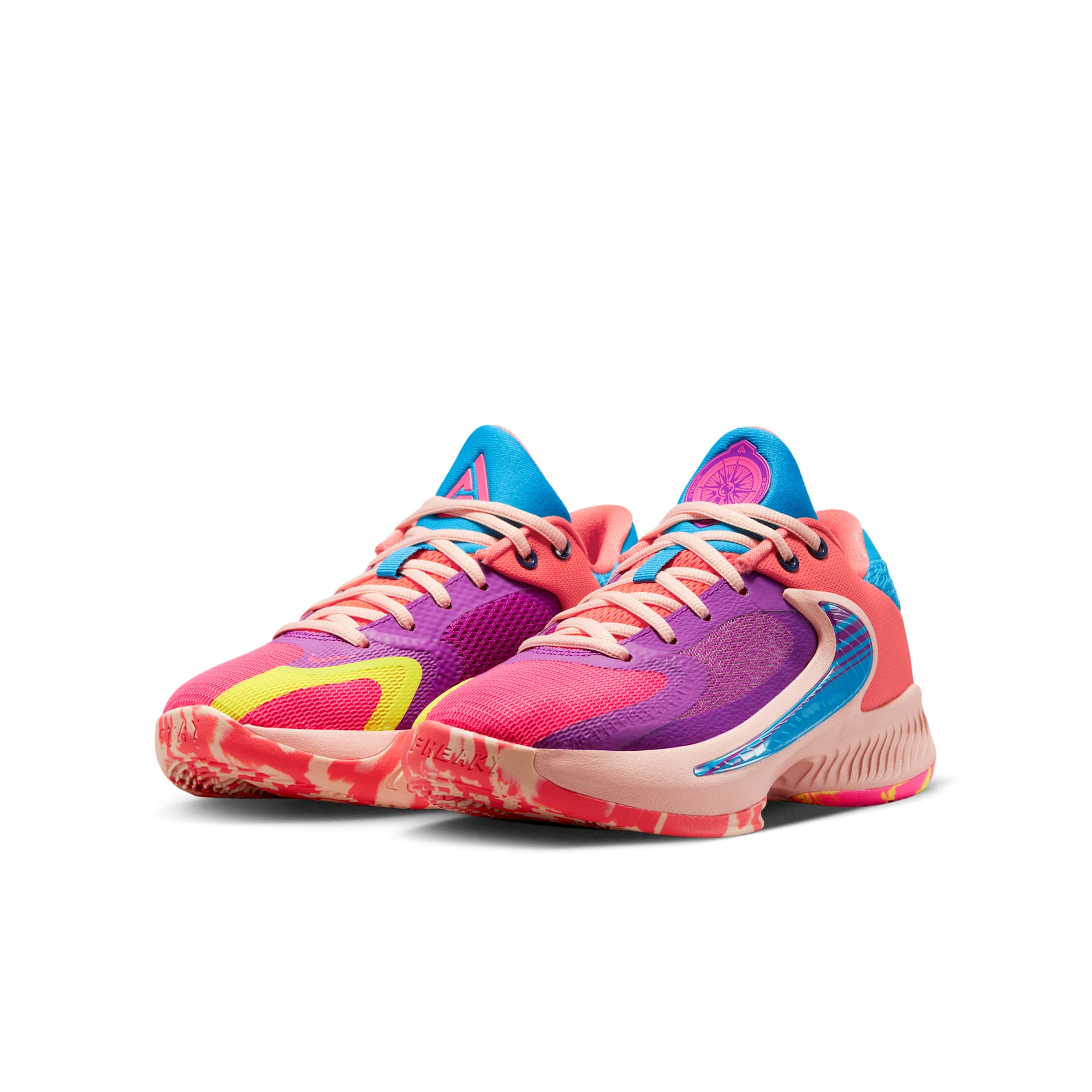 [DQ0553-500] GRADE SCHOOL NIKE ZOOM FREAK 4 'BAHAMAS' (GS)