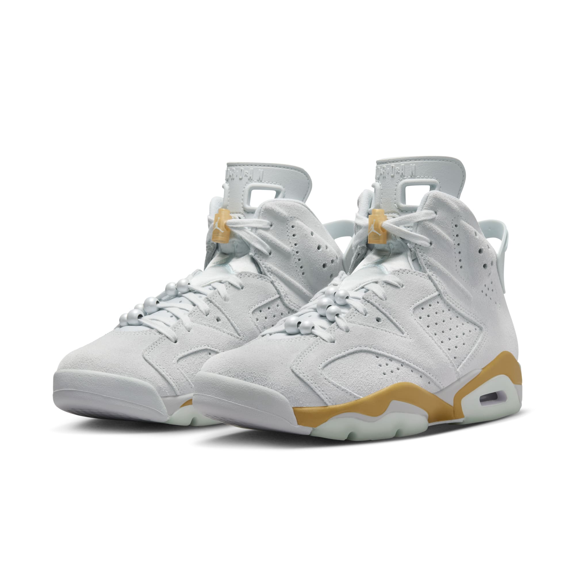 [DQ4914-074] Womens Air Jordan RETRO 6 CRAFT 'PARIS OLYMPICS PEARL'