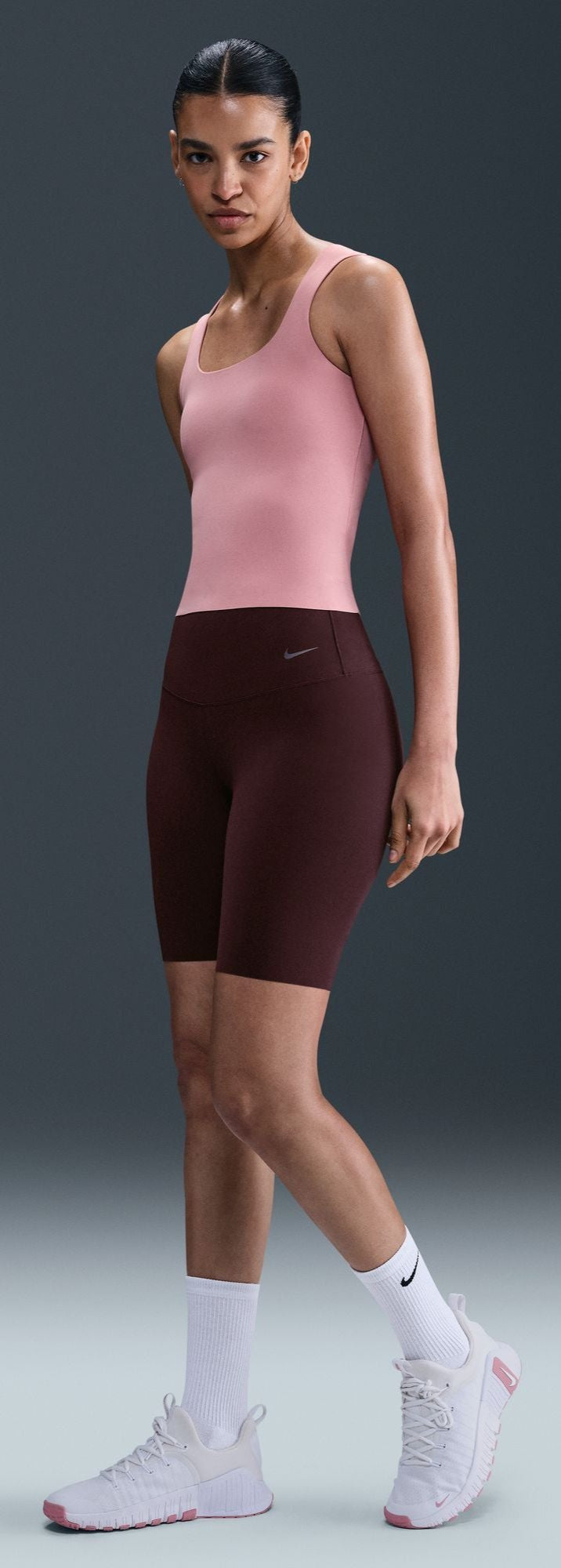 [DQ6003-231] WOMENS NIKE ZENVY GENTLE-SUPPORT HIGH-WAISTED 8" BIKER SHORTS