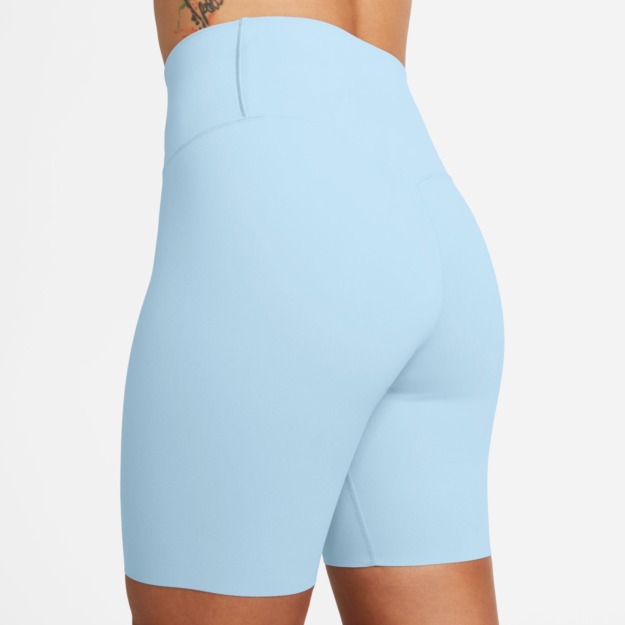 [DQ6003-441] WOMENS NIKE ZENVY SMALL HIGH WAISTED 8" BIKER SHORTS