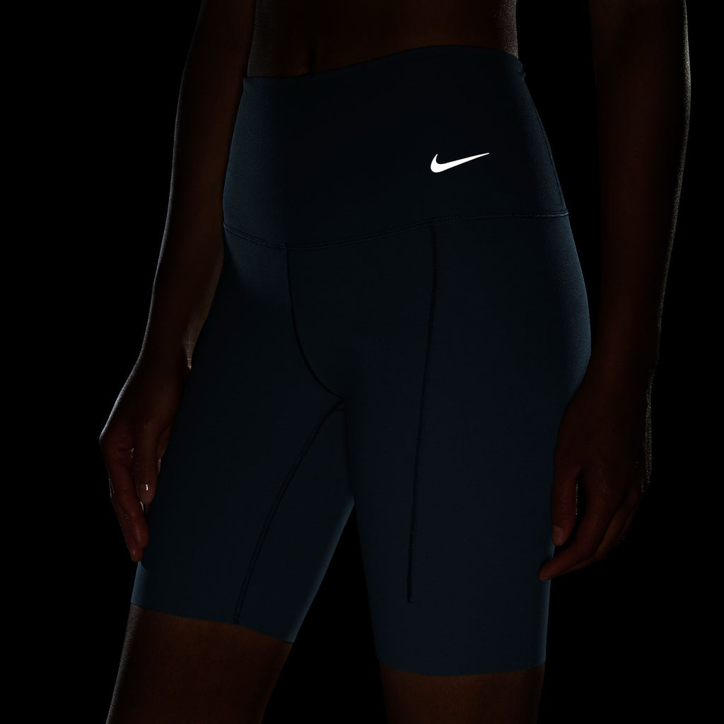 [DQ6003-441] WOMENS NIKE ZENVY SMALL HIGH WAISTED 8" BIKER SHORTS