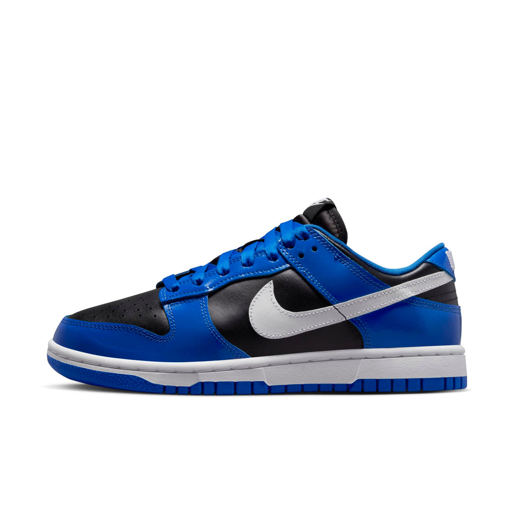 [DQ7576-400] Womens Nike DUNK LOW ESSENTIAL 'GAME ROYAL BLACK WHITE (W)'