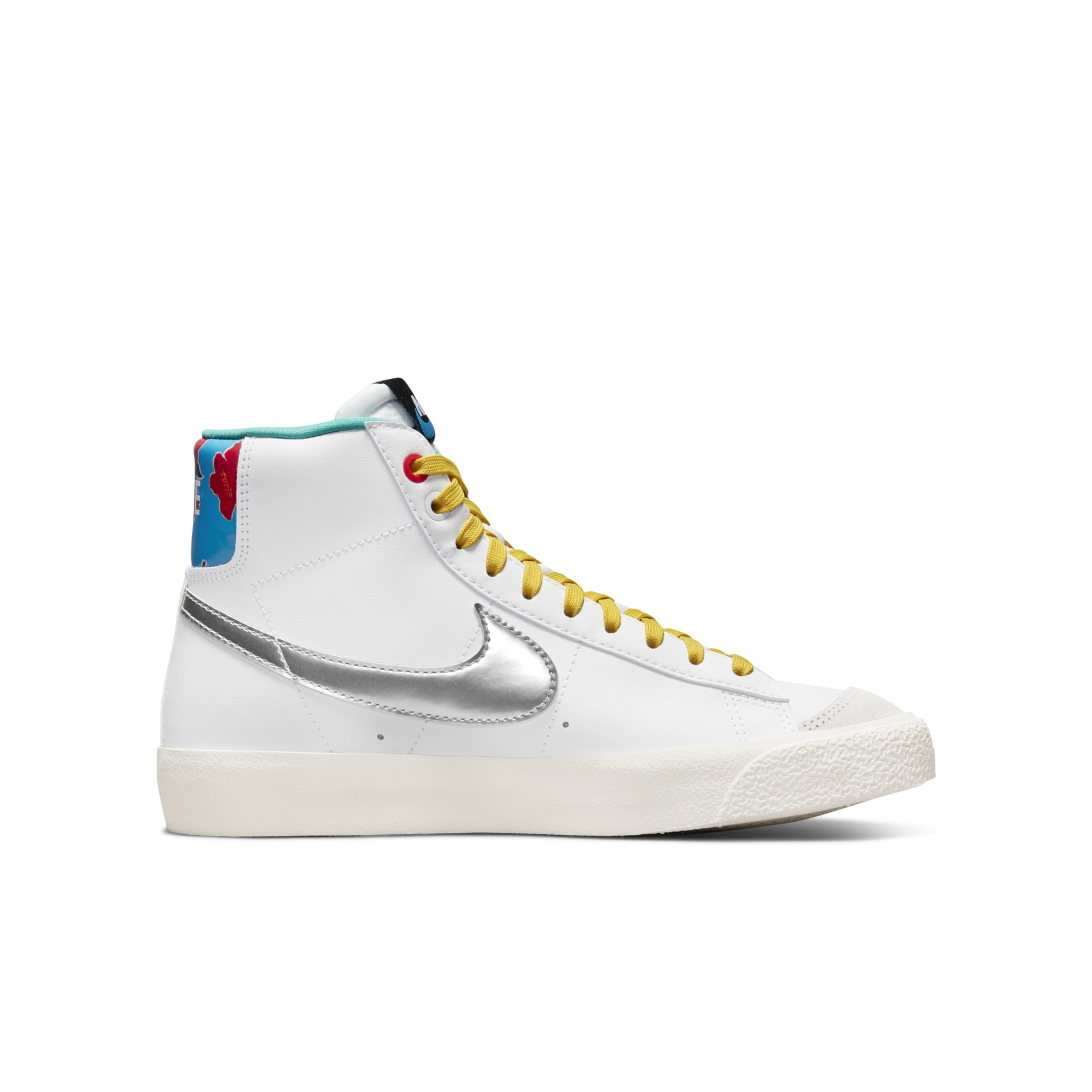 [DQ7773-100] Grade School Nike BLAZER MID 77 'WHITE VIVID SULFUR (GS)'