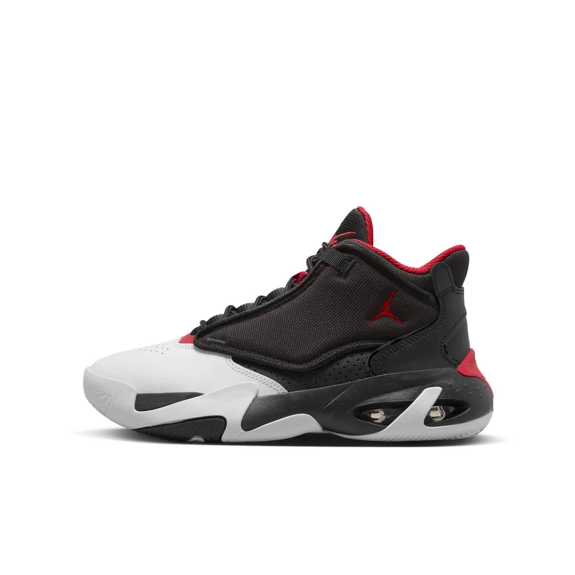 [DQ8404-061] GRADE SCHOOL AIR JORDAN MAX AURA 4 'BLACK WHITE GYM RED (GS)'