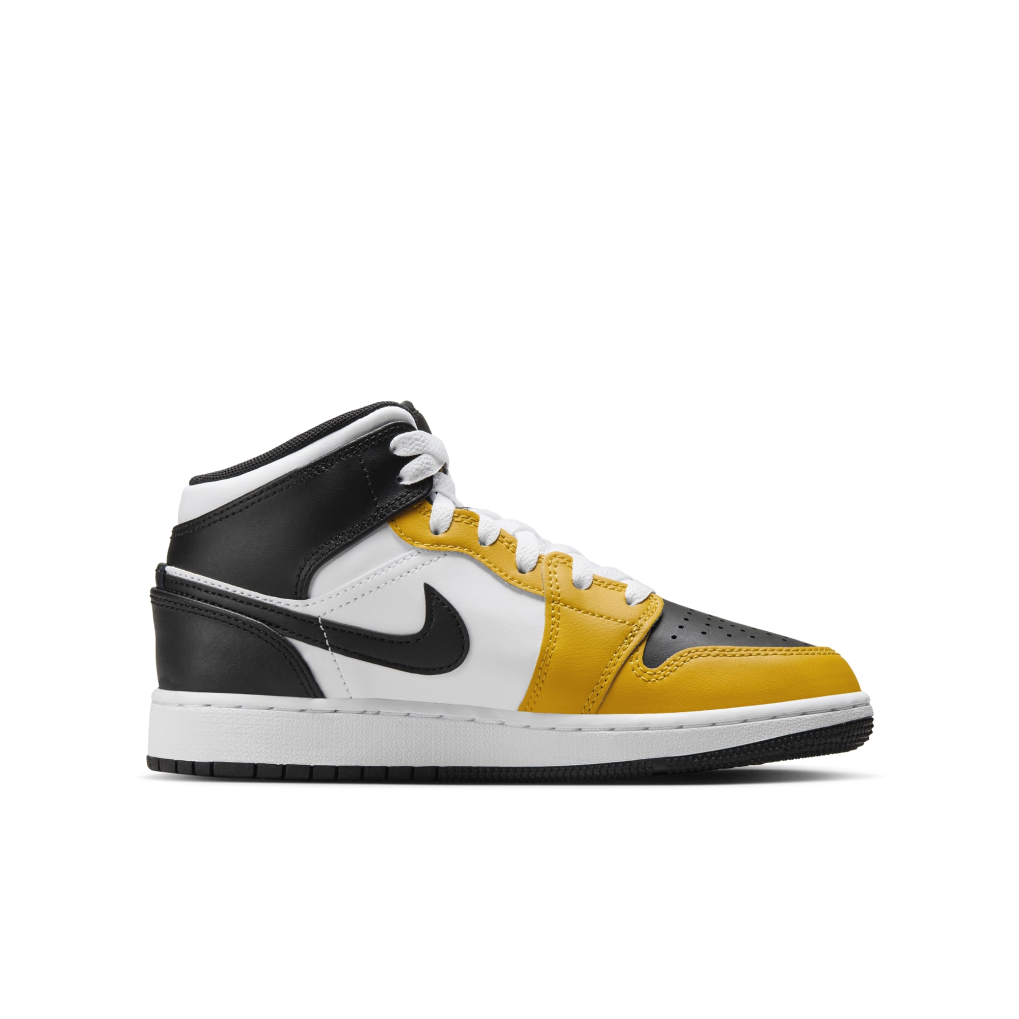 [DQ8423-701] Grade School Air Jordan RETRO 1 MID 'YELLOW OCHRE (GS)'
