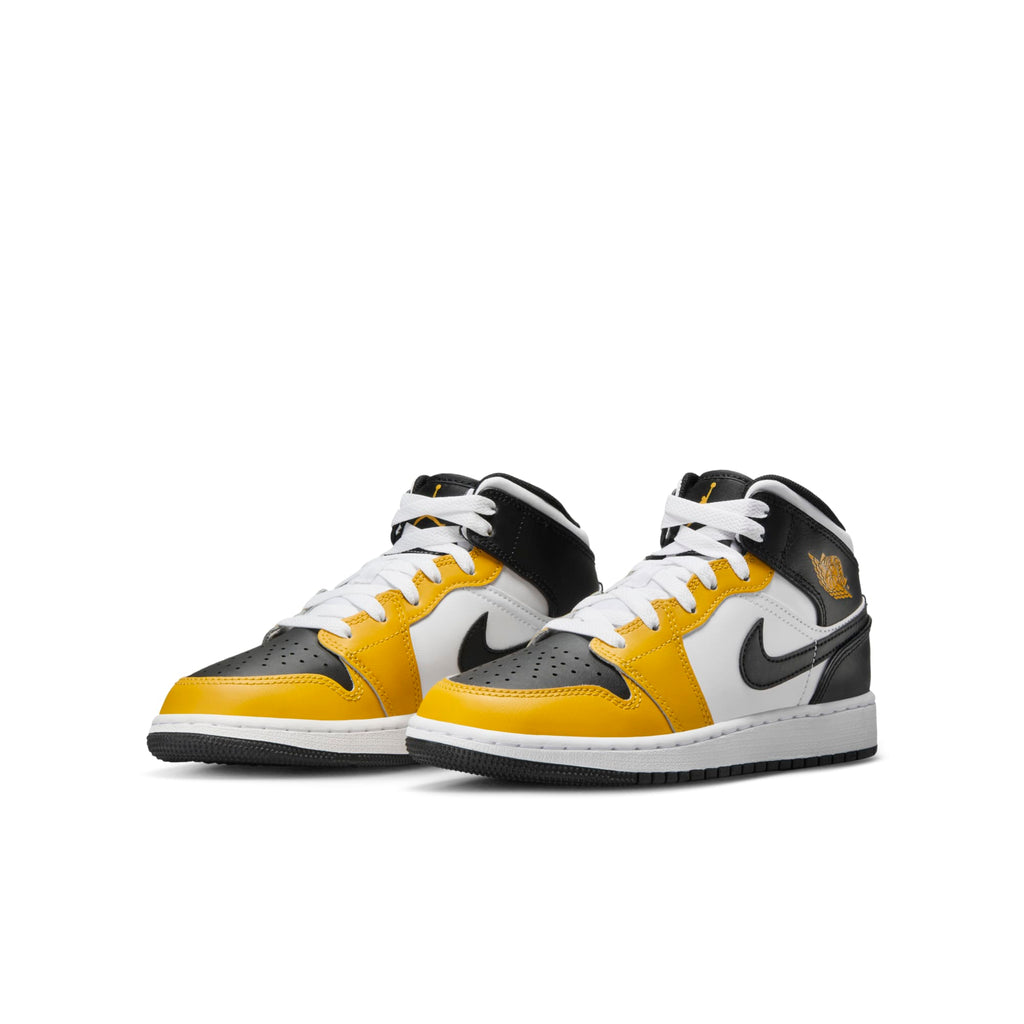 [DQ8423-701] Grade School Air Jordan RETRO 1 MID 'YELLOW OCHRE (GS)'