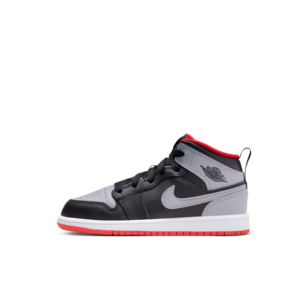 [DQ8424-006] Preschool Air Jordan RETRO 1 MID 'BRED SHADOW (PS)'