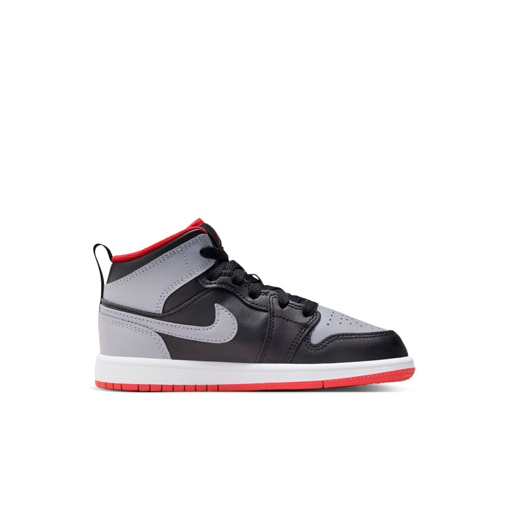 [DQ8424-006] Preschool Air Jordan RETRO 1 MID 'BRED SHADOW (PS)'