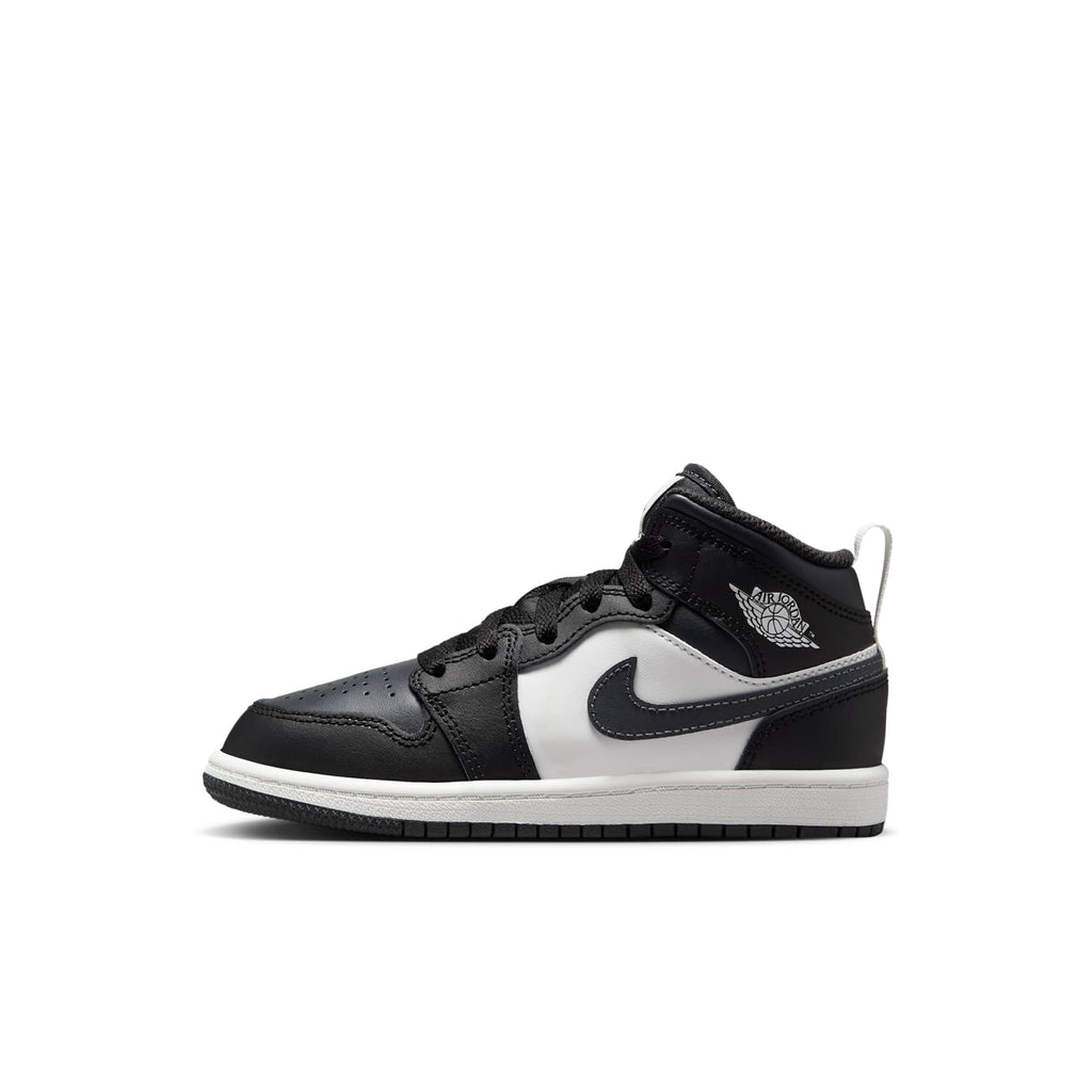 [DQ8424-010] Preschool Air Jordan Retro 1 Mid 'Off Noir Toe'
