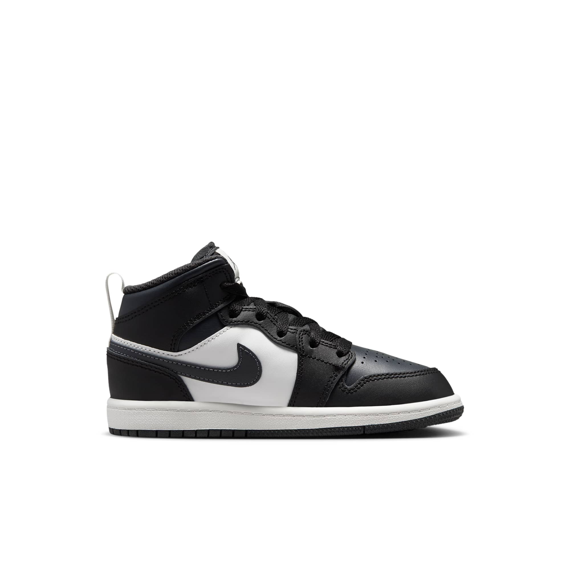[DQ8424-010] Preschool Air Jordan Retro 1 Mid 'Off Noir Toe'