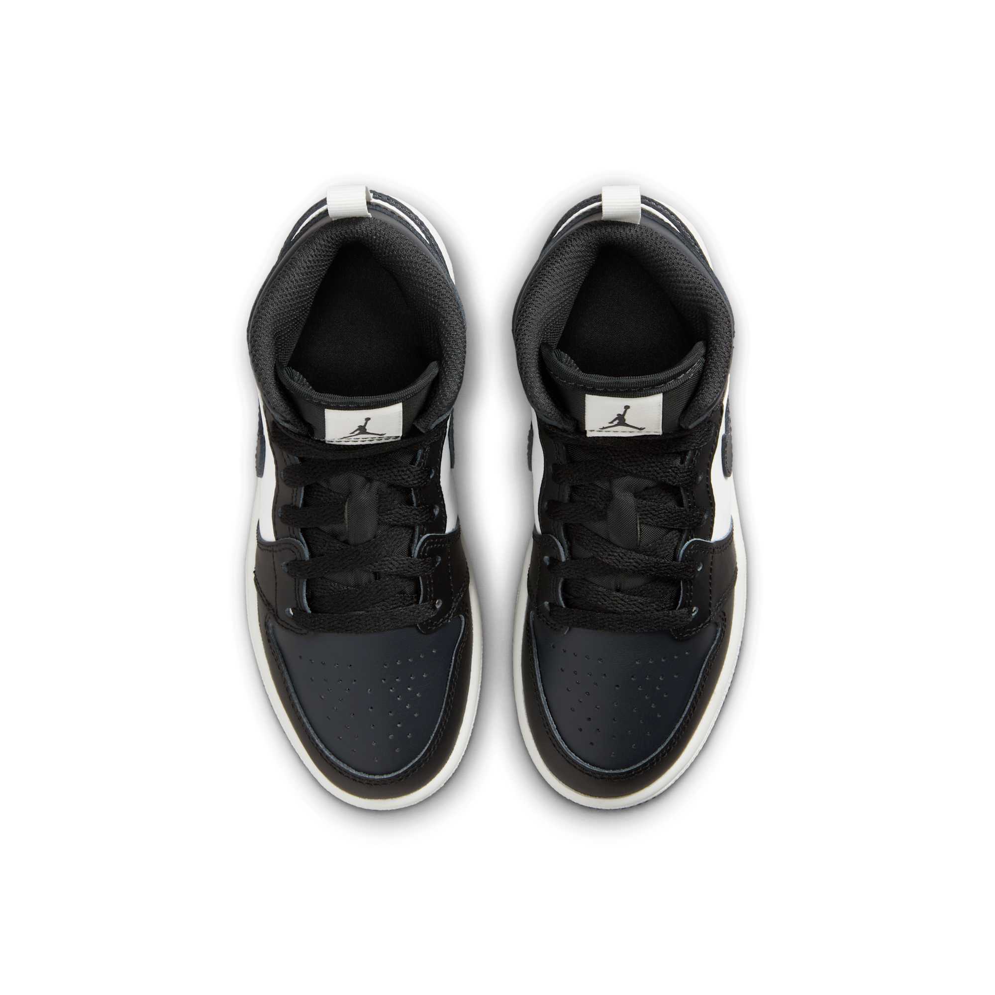 [DQ8424-010] Preschool Air Jordan Retro 1 Mid 'Off Noir Toe'
