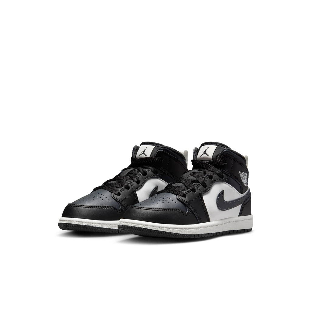 [DQ8424-010] Preschool Air Jordan Retro 1 Mid 'Off Noir Toe'