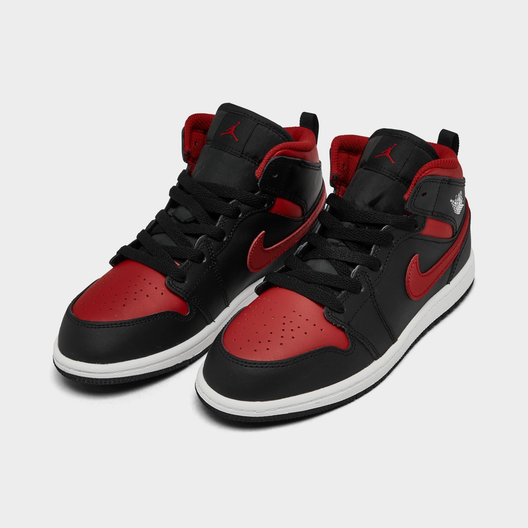 [DQ8424-067] PRESCHOOL AIR JORDAN RETRO 1 MID 'BRED TWIST'