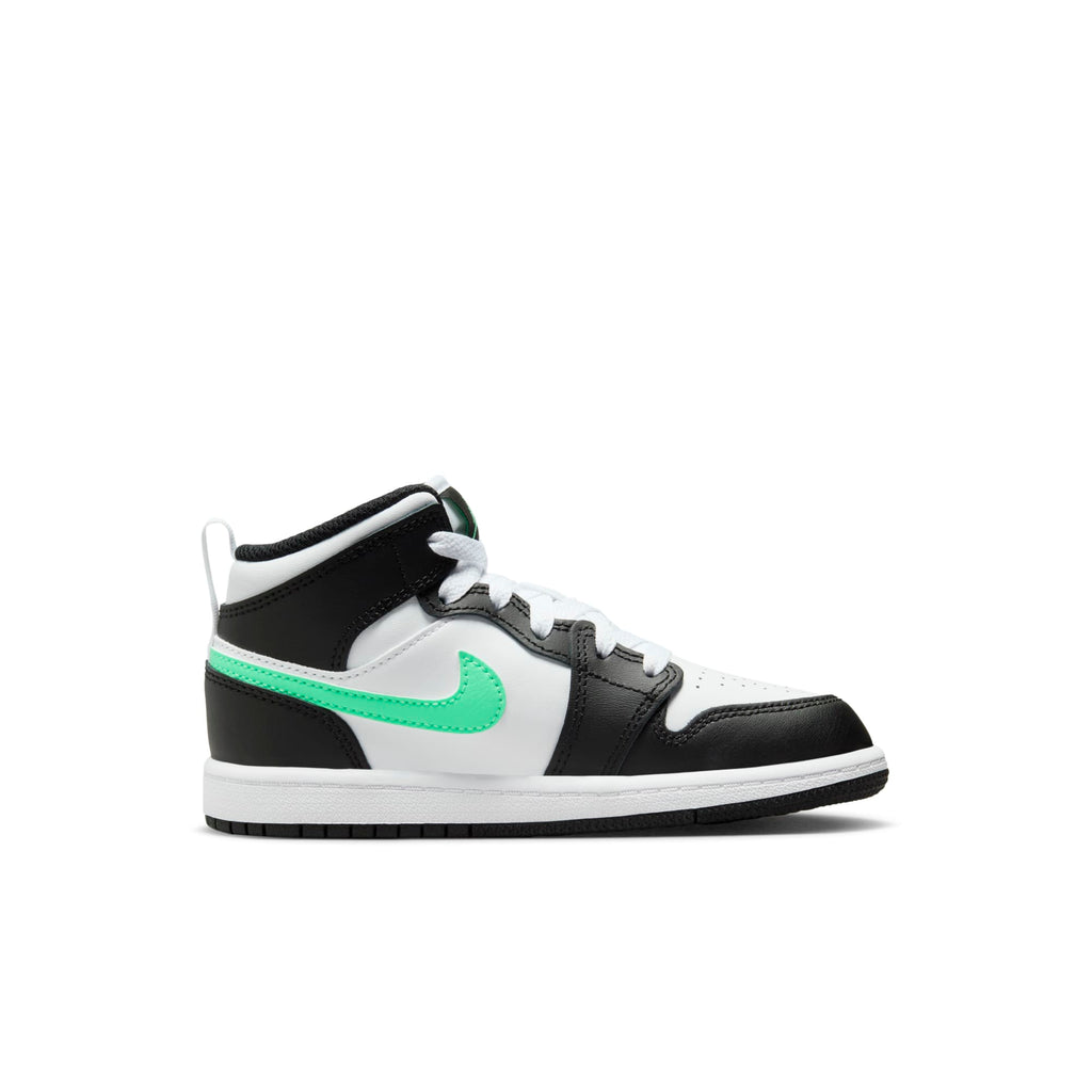 [DQ8424-103] Preschool Air Jordan RETRO 1 MID 'GREEN GLOW (PS)'