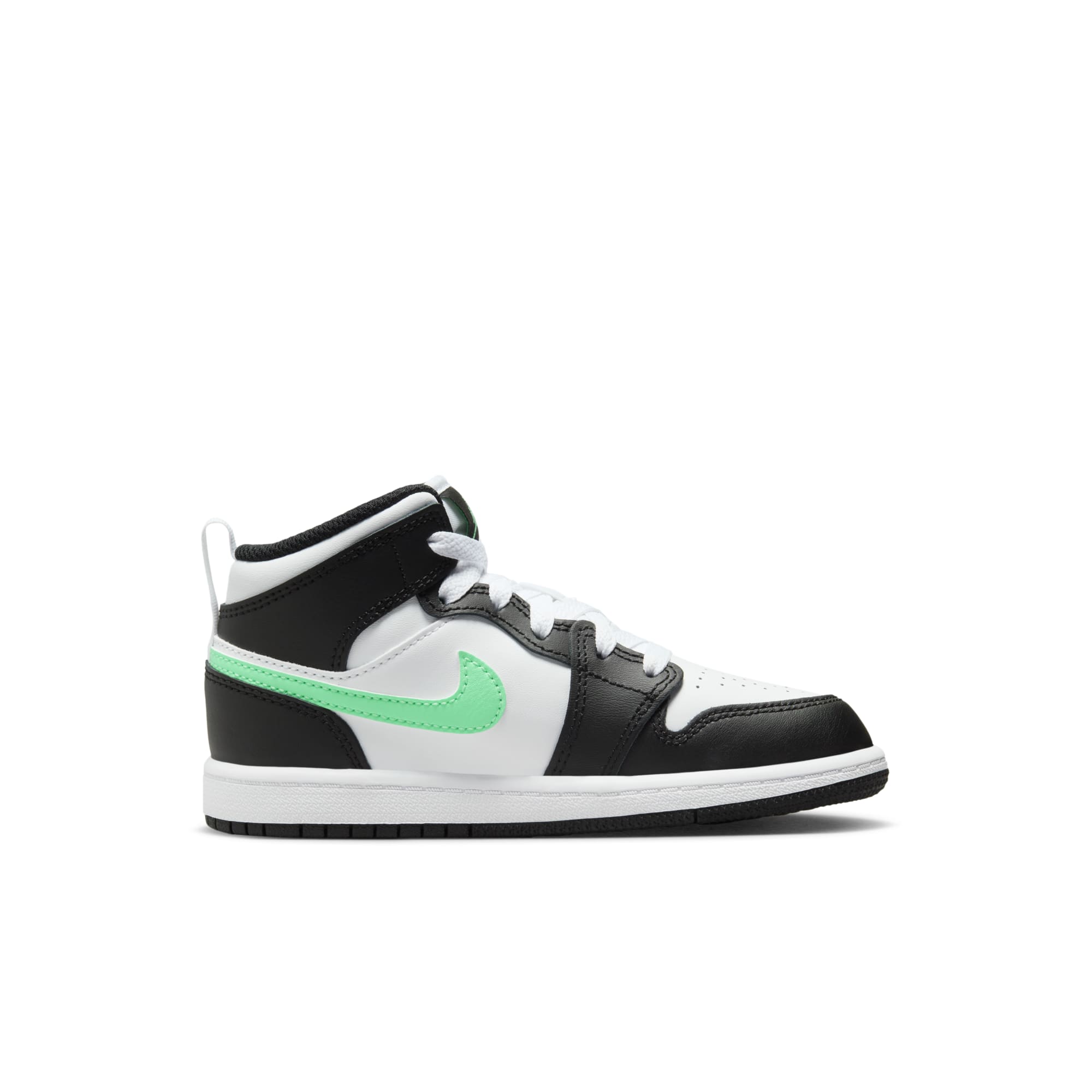[DQ8424-103] Preschool Air Jordan RETRO 1 MID 'GREEN GLOW (PS)'