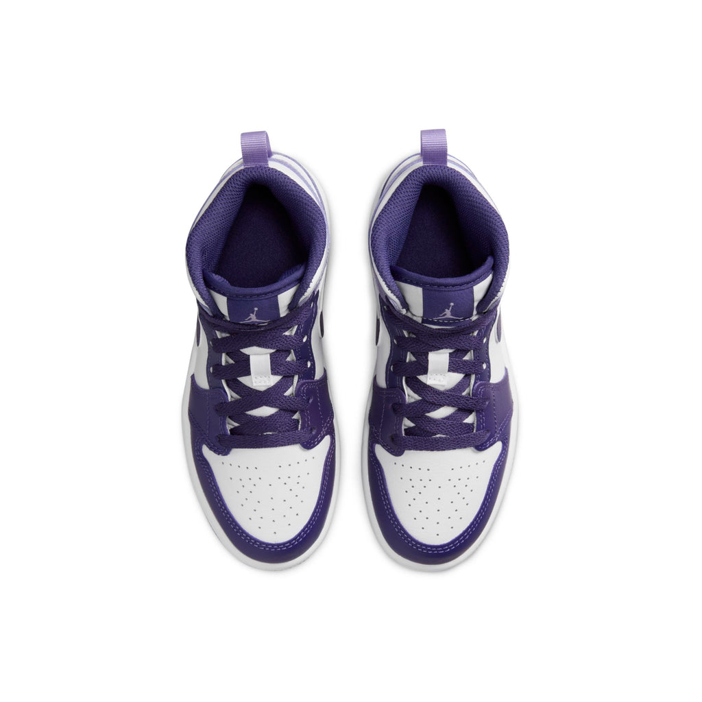 [DQ8424-515] Preschool Air Jordan RETRO 1 MID 'BLUEBERRY (PS)'