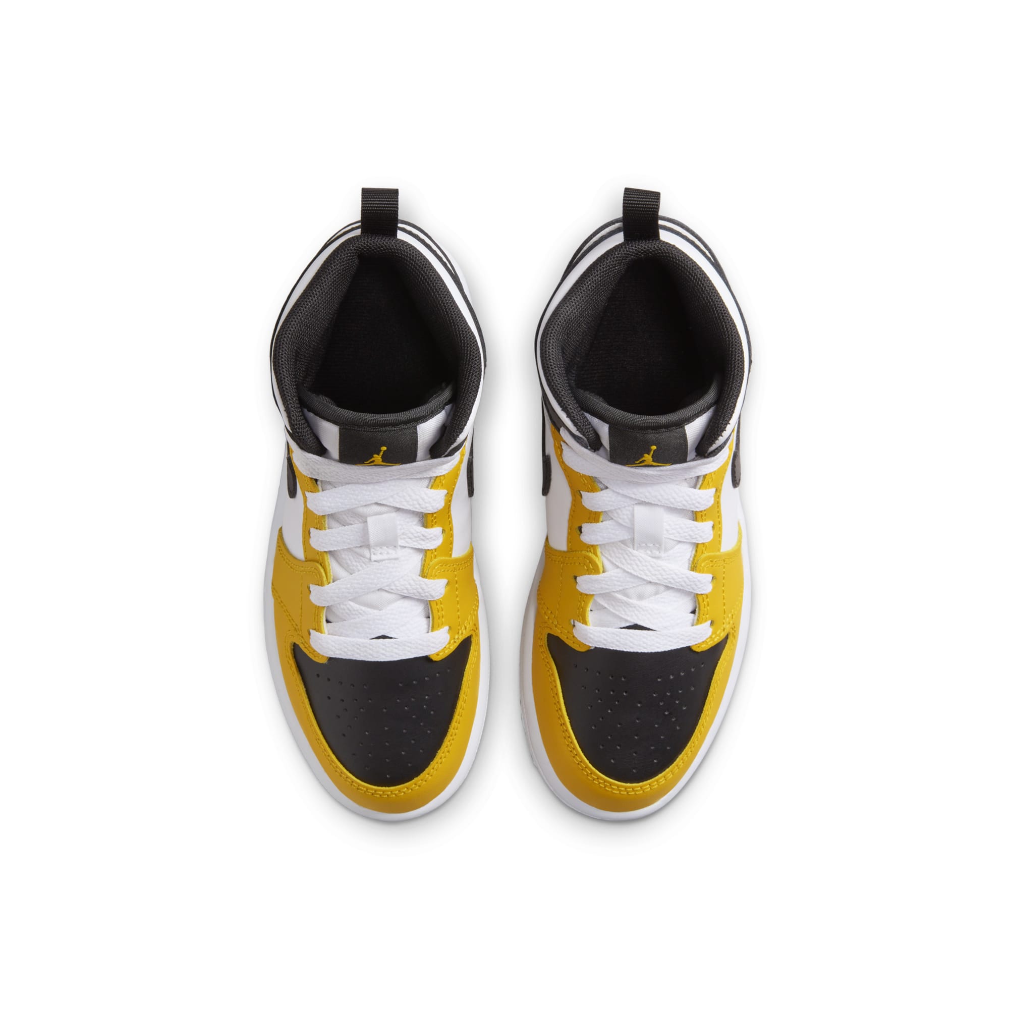 [DQ8424-701] Preschool Air Jordan RETRO 1 MID 'YELLOW OCHRE (PS)'