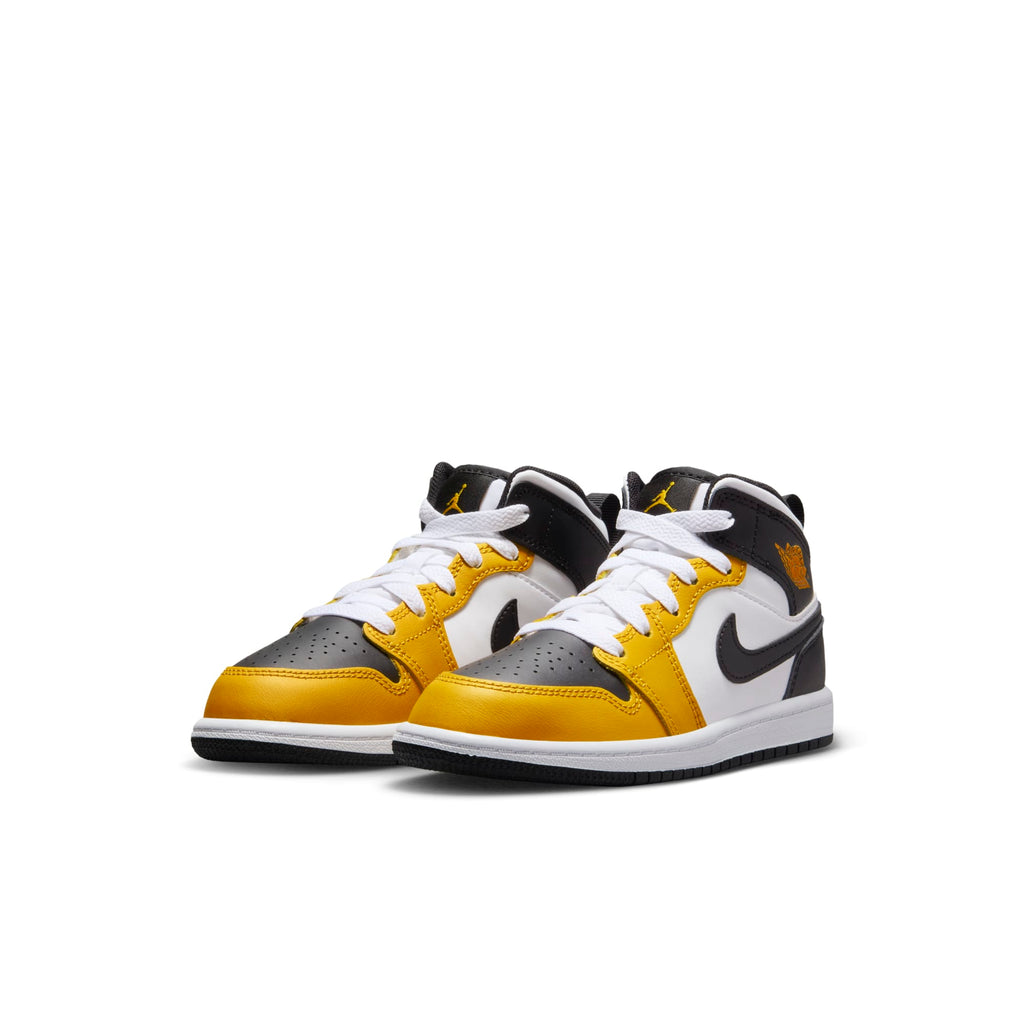 [DQ8424-701] Preschool Air Jordan RETRO 1 MID 'YELLOW OCHRE (PS)'