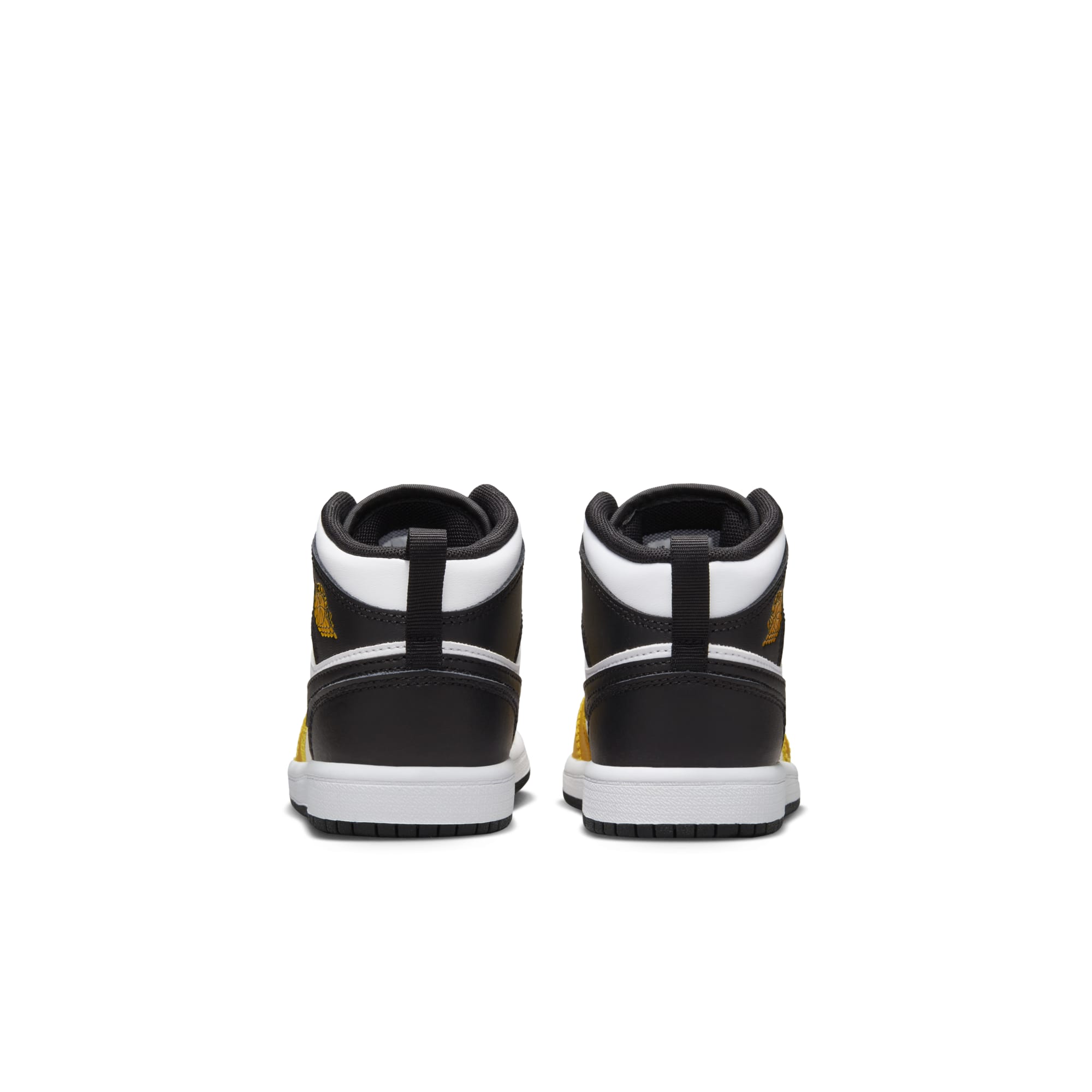 [DQ8424-701] Preschool Air Jordan RETRO 1 MID 'YELLOW OCHRE (PS)'