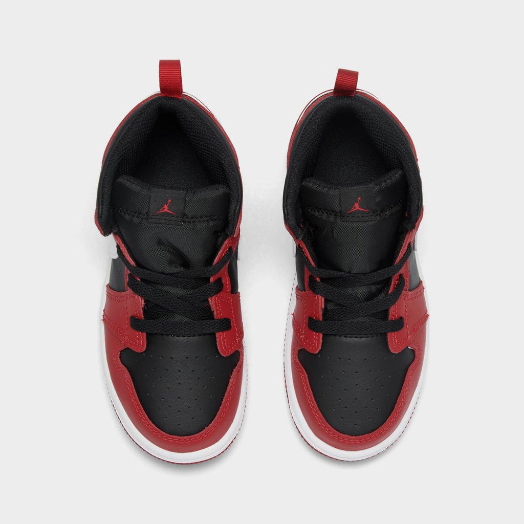 [DQ8425-061] TODDLERS AIR JORDAN RETRO 1 MID 'BLACK GYM RED'
