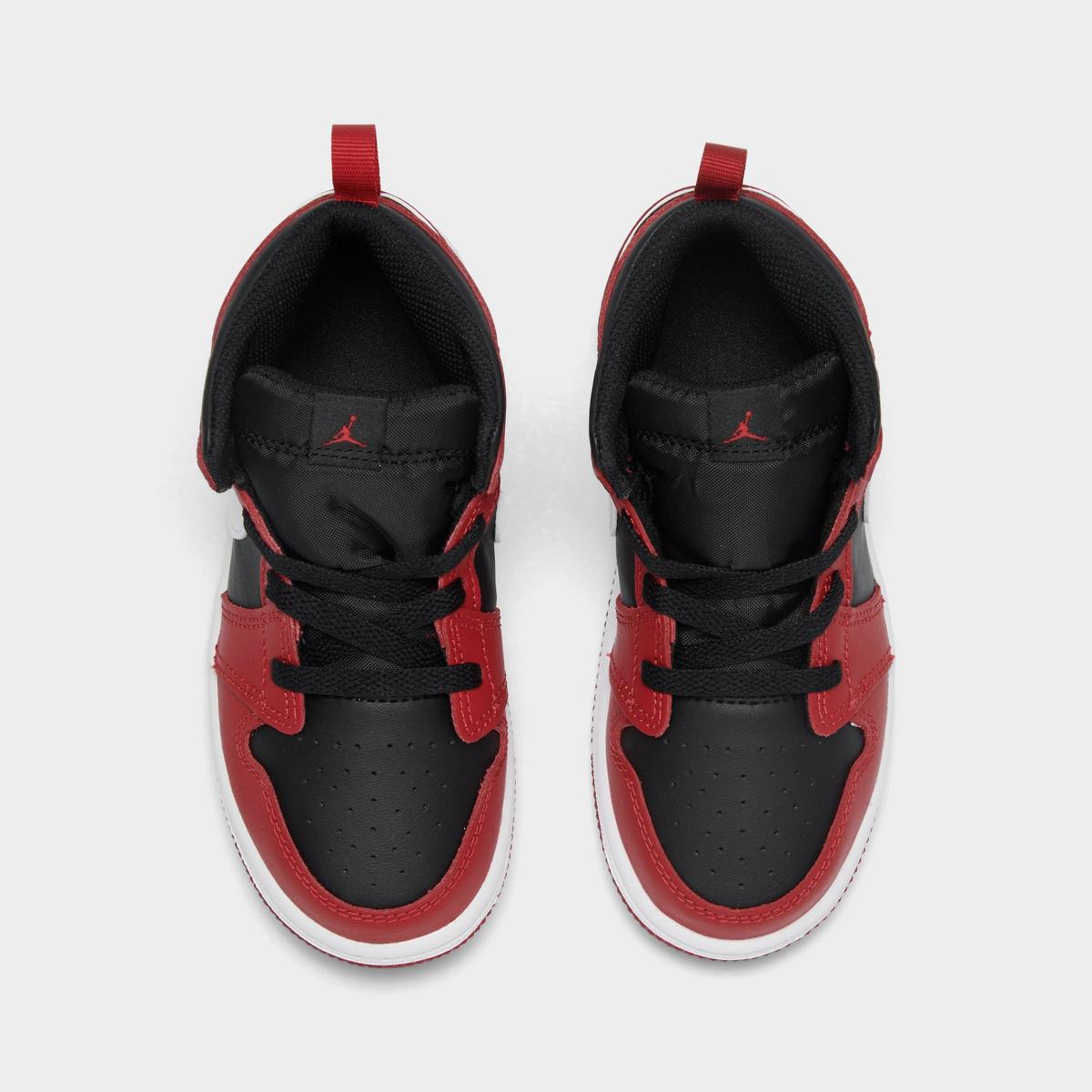 [DQ8425-061] TODDLERS AIR JORDAN RETRO 1 MID 'BLACK GYM RED'