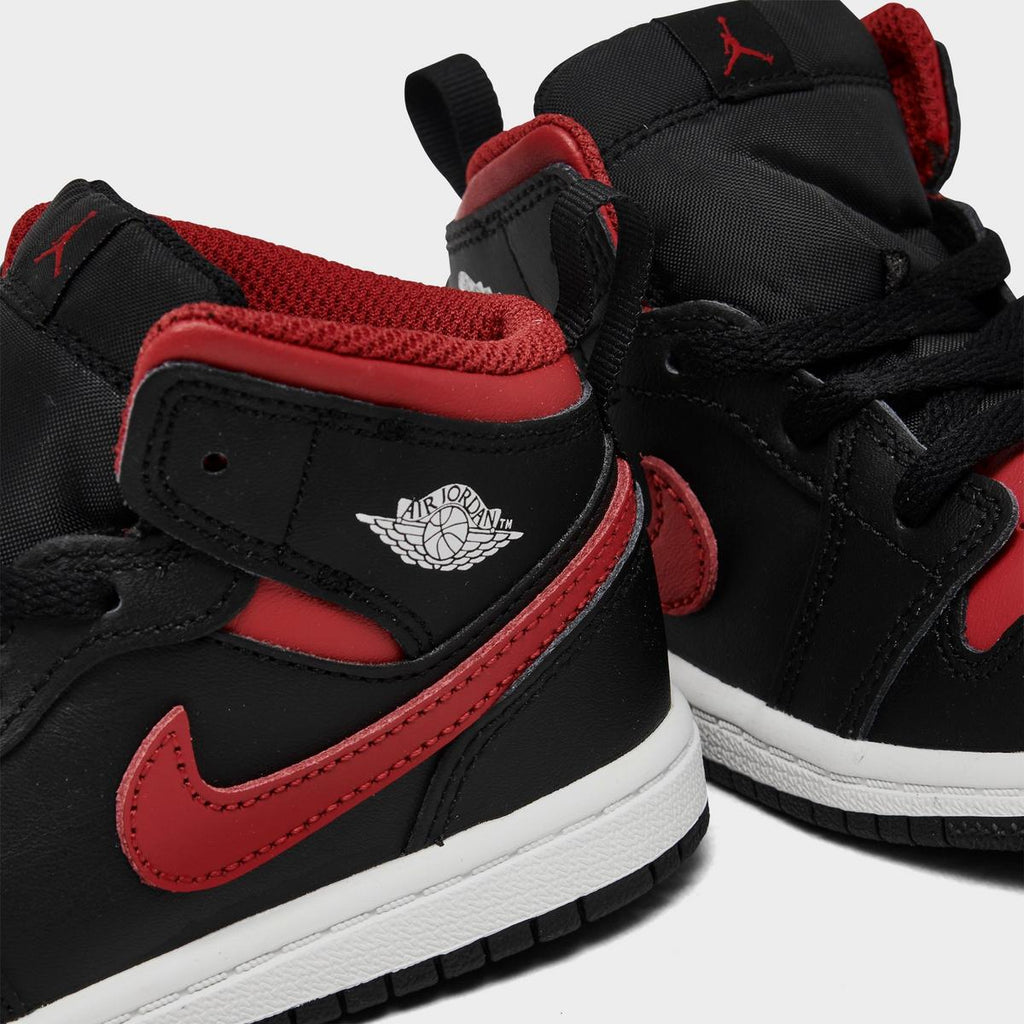 [DQ8425-067] TODDLERS AIR JORDAN RETRO 1 MID 'BRED TWIST'