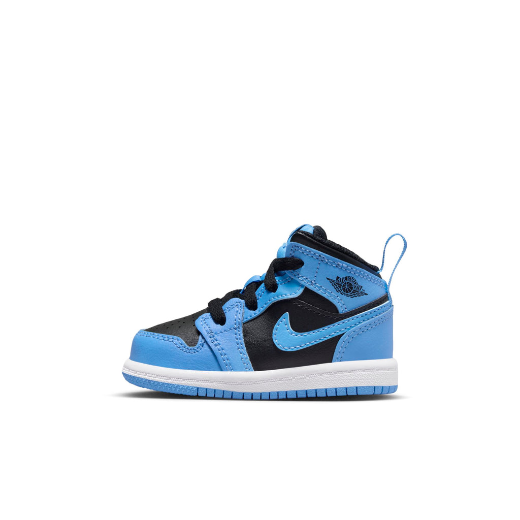 [DQ8425-401] Toddlers Air Jordan RETRO 1 MID 'UNIVERSITY BLUE BLACK (TD)'