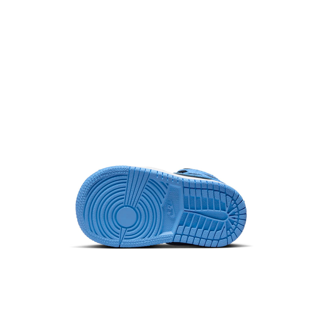 [DQ8425-401] Toddlers Air Jordan RETRO 1 MID 'UNIVERSITY BLUE BLACK (TD)'